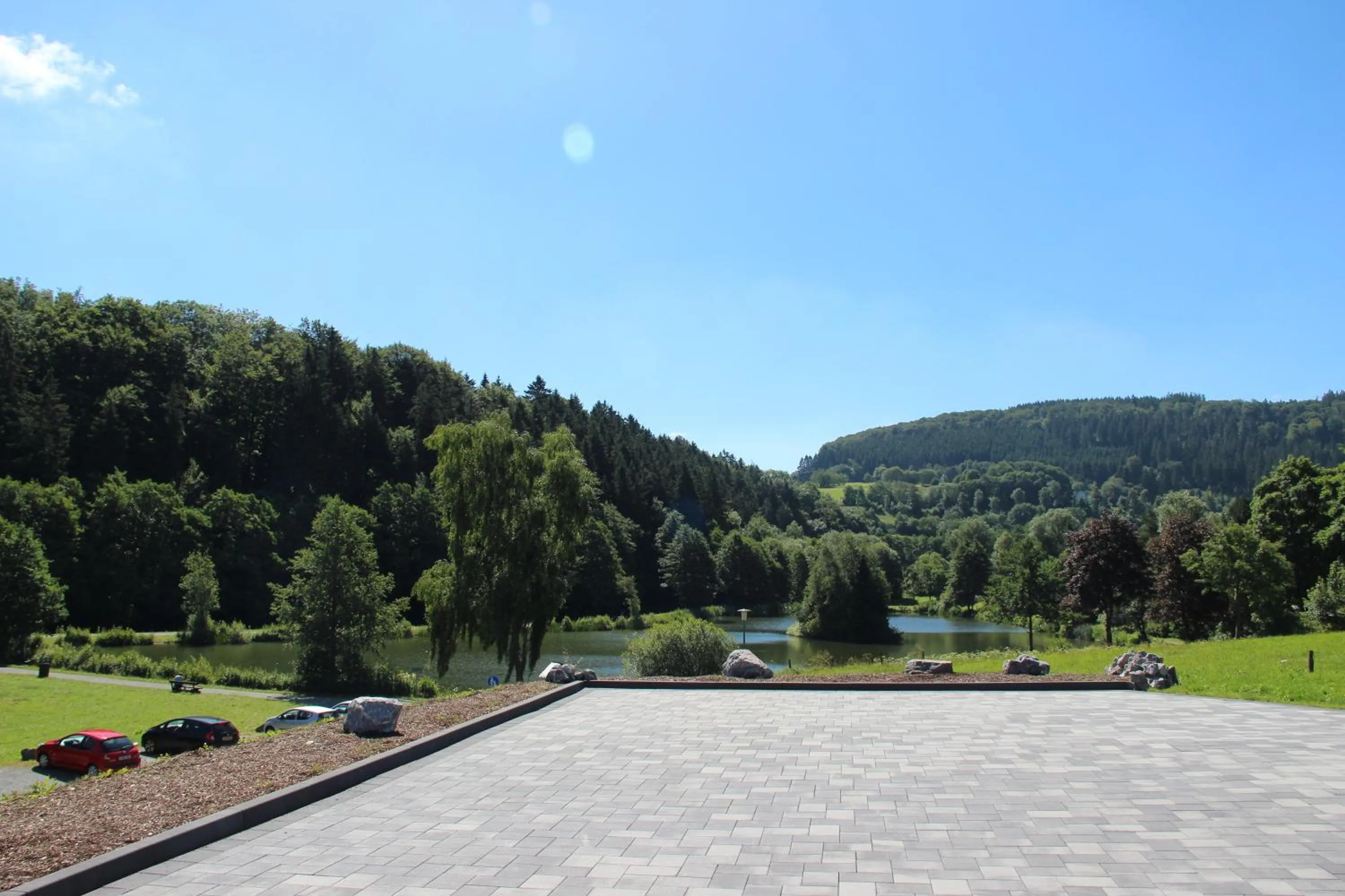 Lake view in Haus am Stryckpark