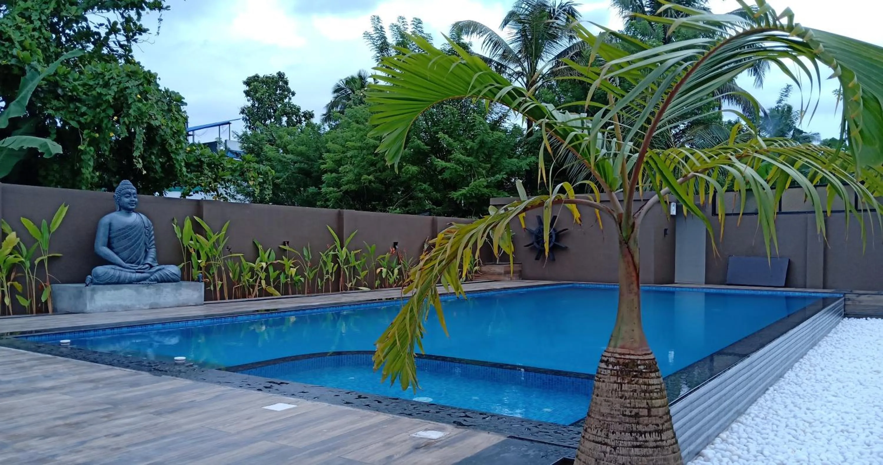 Swimming pool in Haven Alleppey Beach Resort