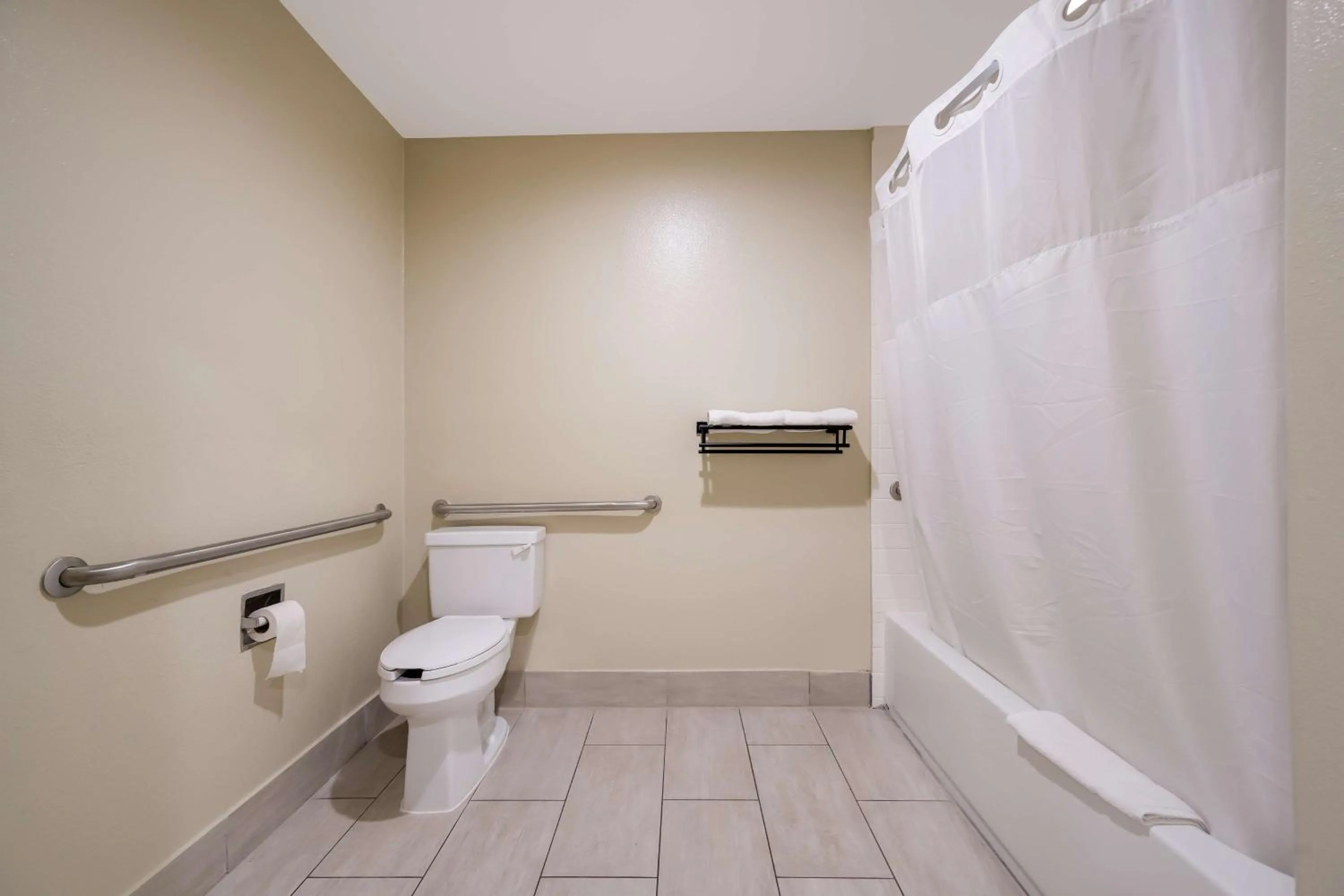 Bathroom in Americas Best Value Inn Houston Heights at I-45