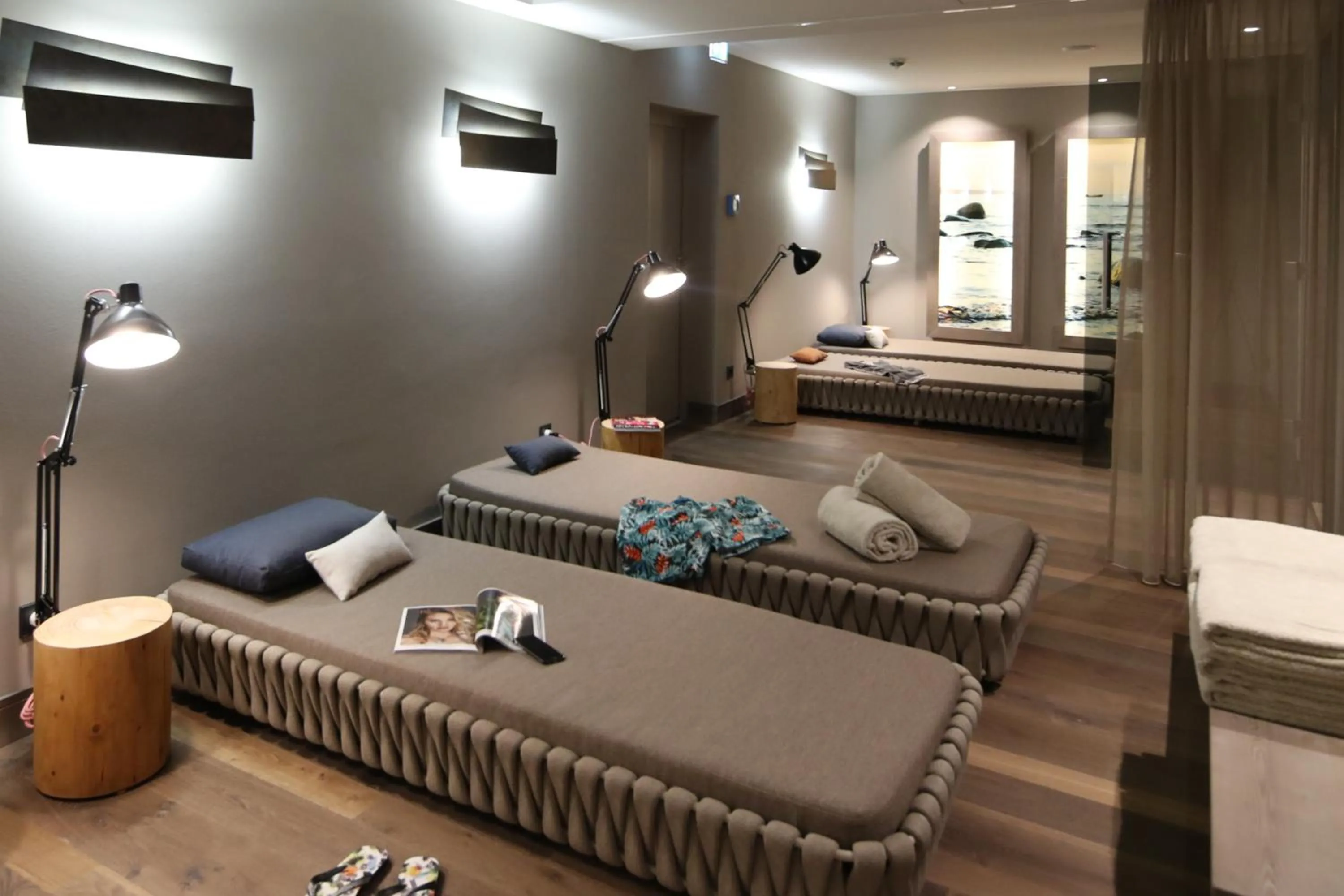 Spa and wellness centre/facilities, Bed in Landhaus Severin's Morsum Kliff