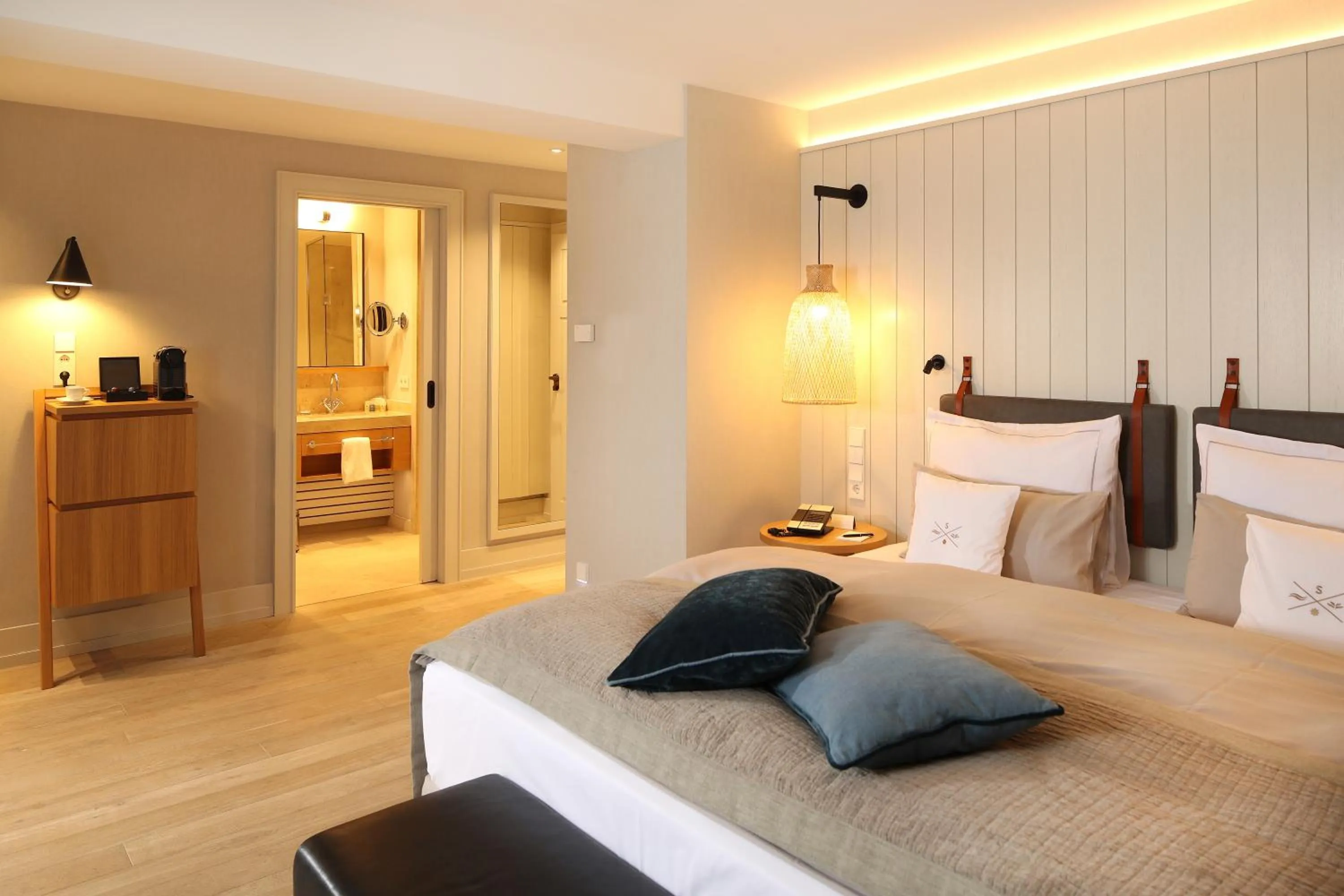 Bed in Landhaus Severin's Morsum Kliff