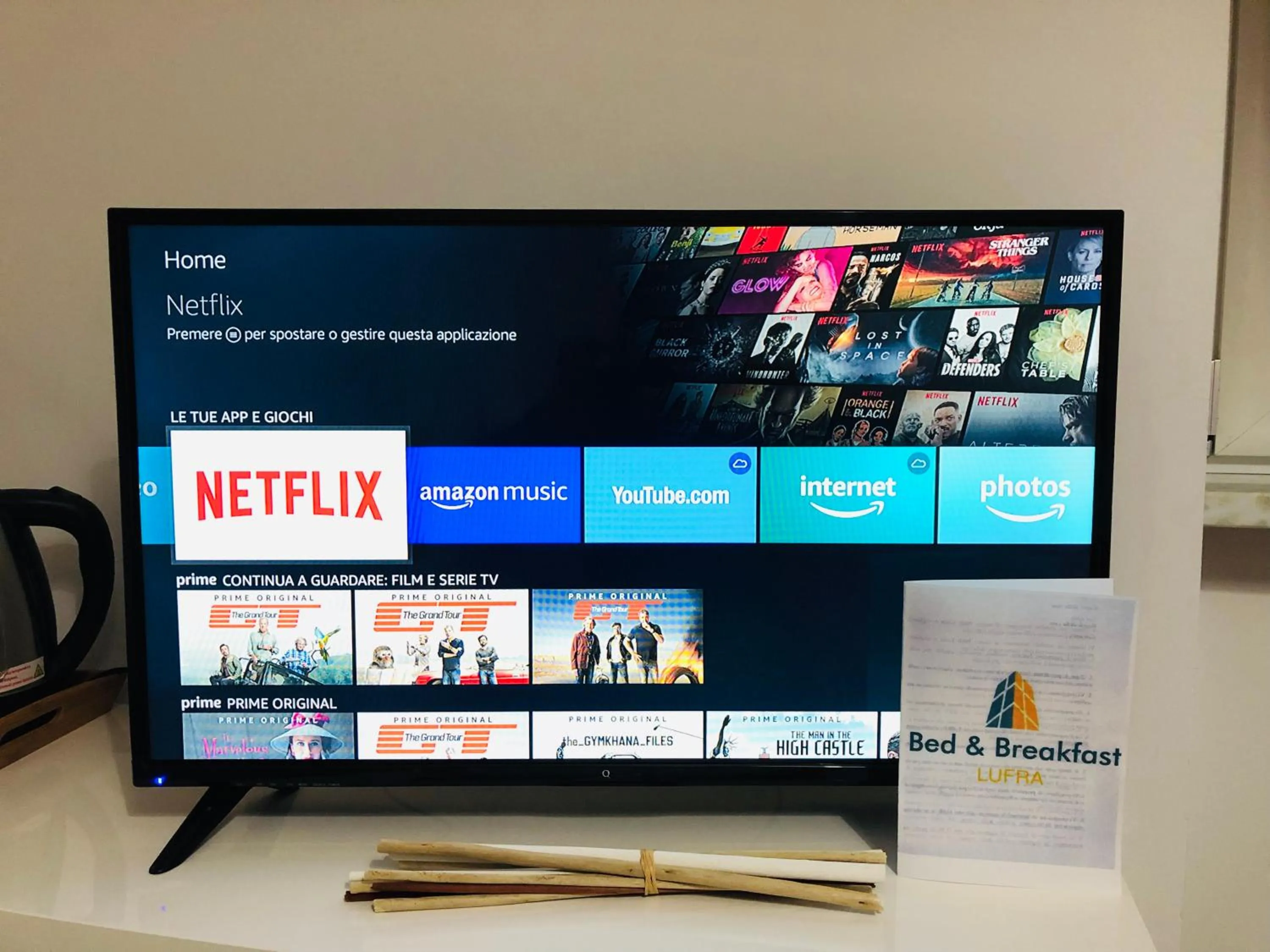 TV and multimedia in Bed & Breakfast Lufra