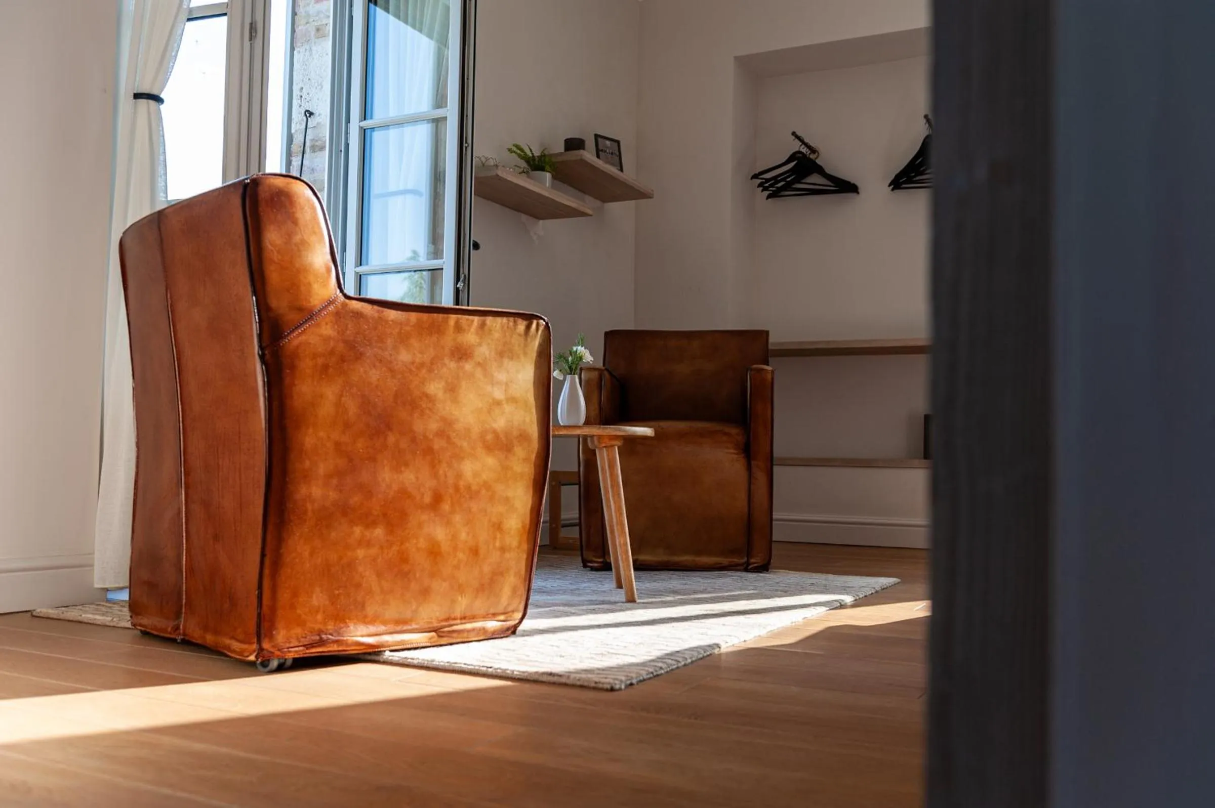 Seating area in B&B La Mirande de Saint-Clar