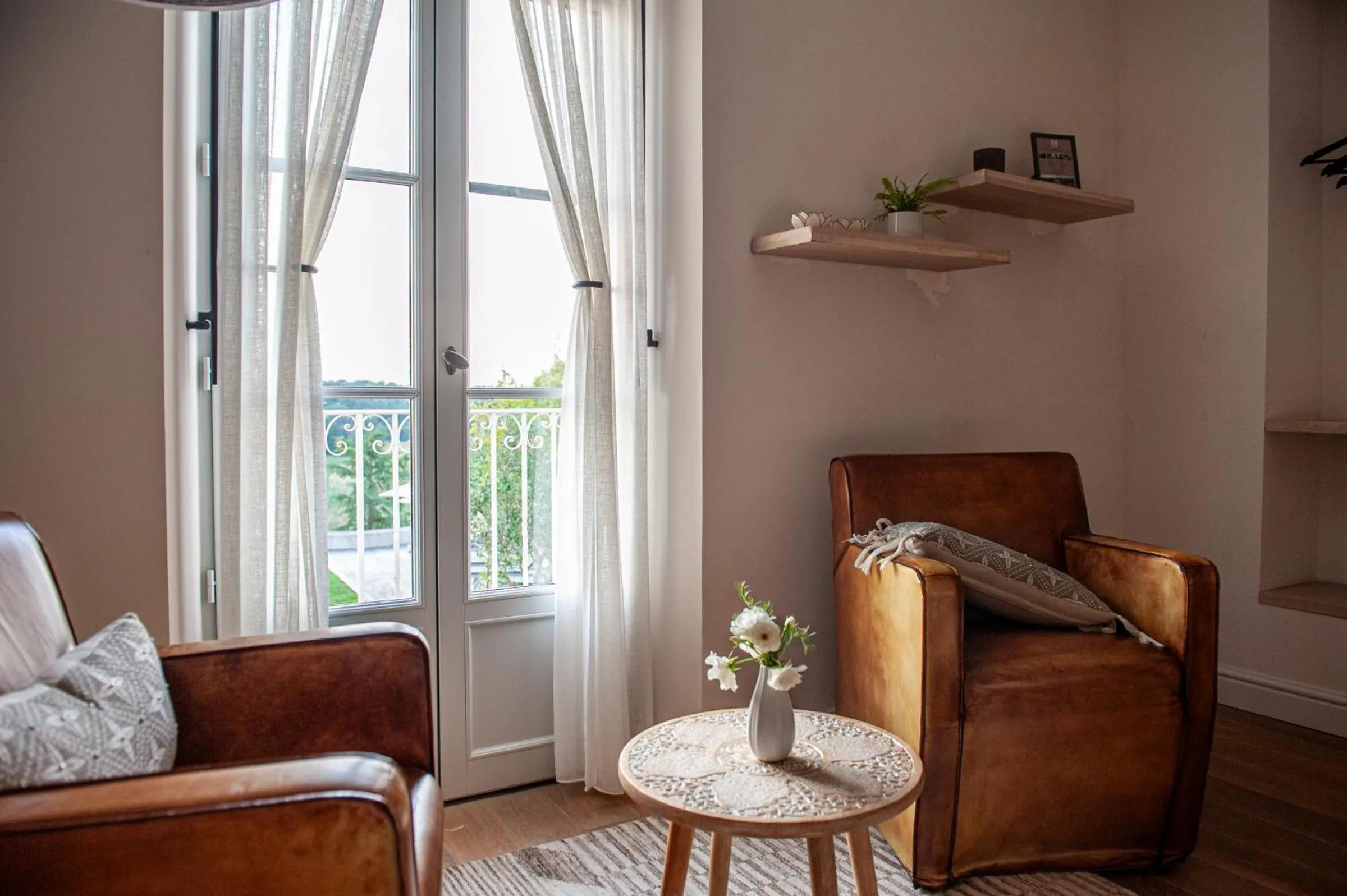 Balcony/Terrace in B&B La Mirande de Saint-Clar