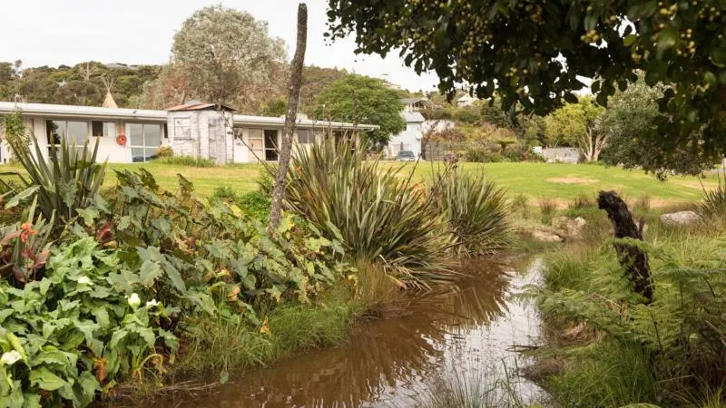 Garden view in Russell-Orongo Bay Holiday Park