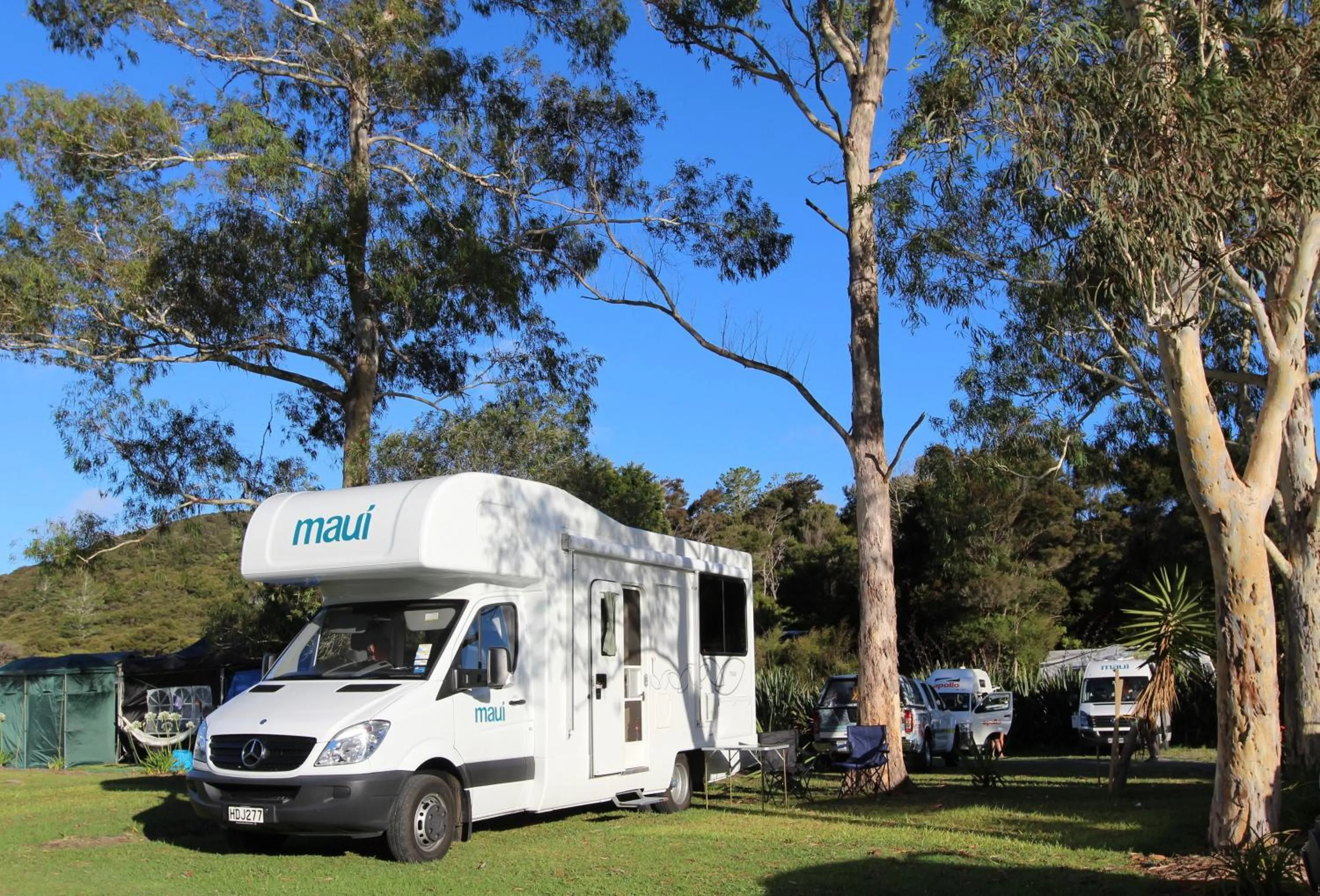 Garden in Russell-Orongo Bay Holiday Park