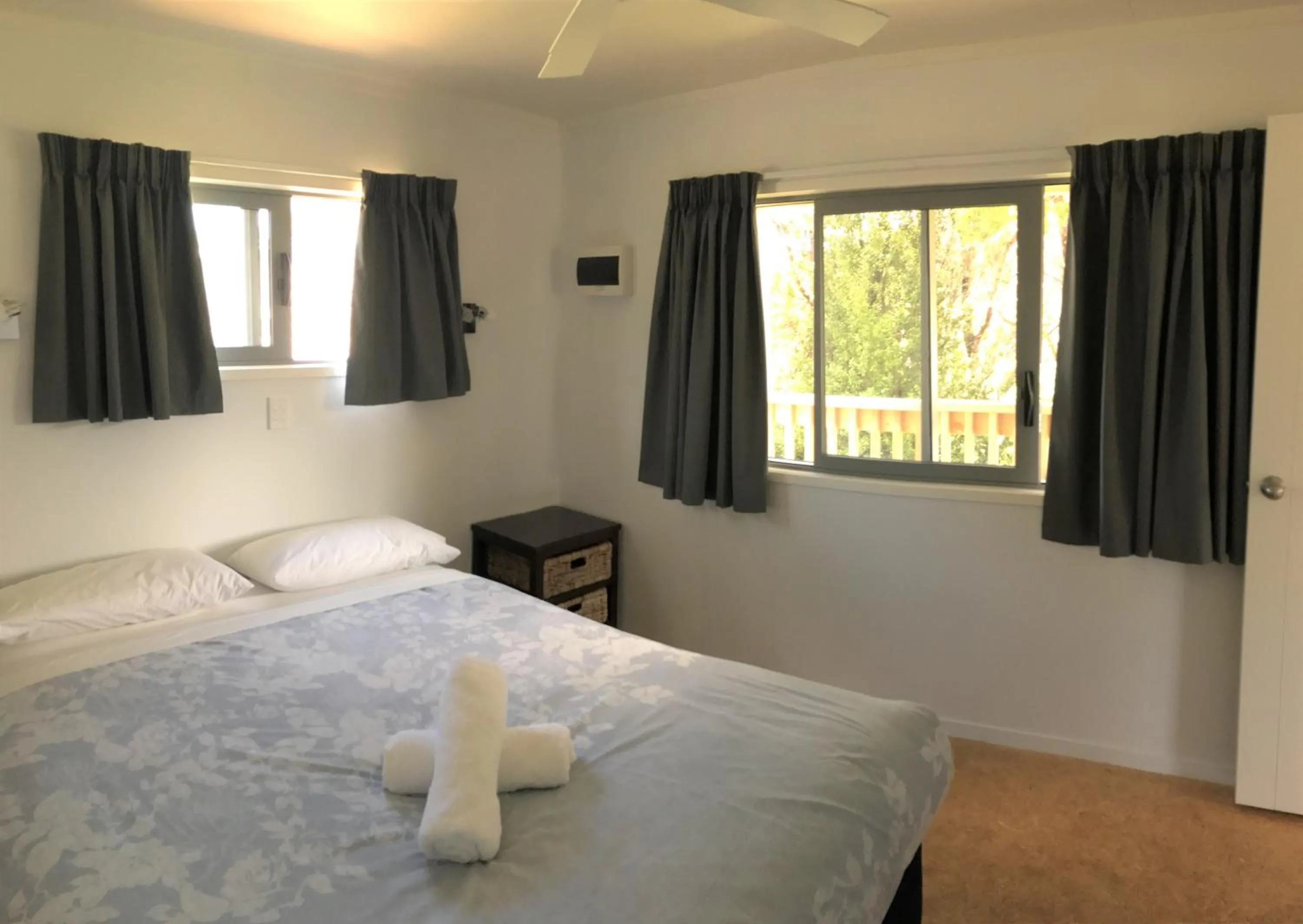 Bed in Russell-Orongo Bay Holiday Park
