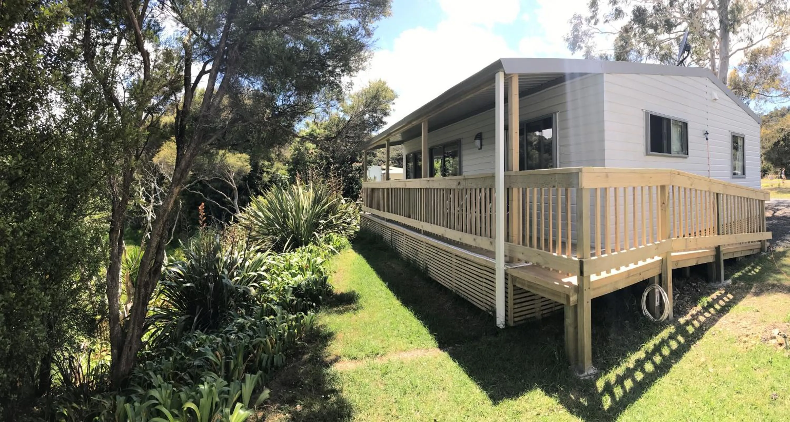 Balcony/Terrace in Russell-Orongo Bay Holiday Park