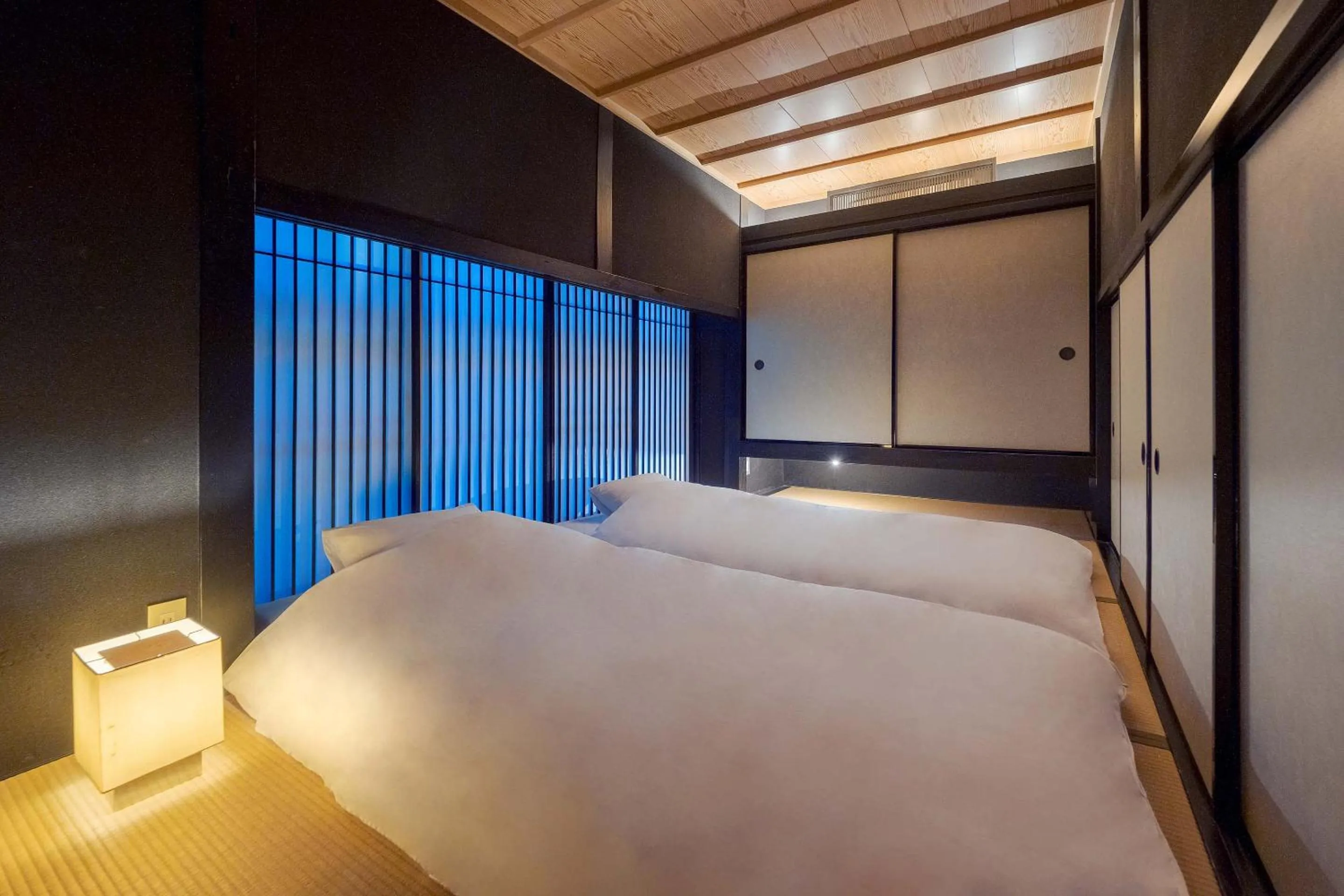 Bed in Suo an Machiya House