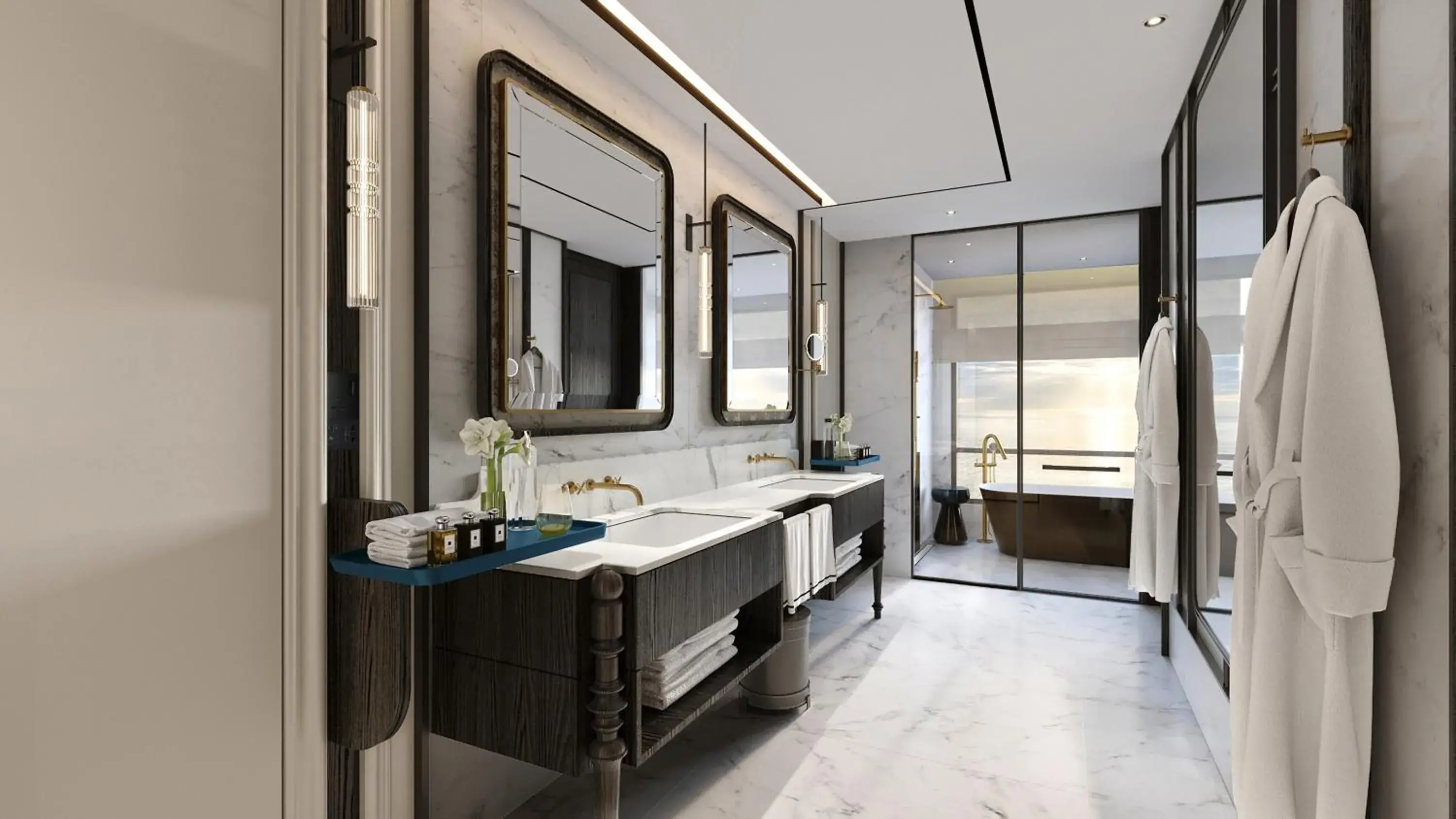 Merchant, Twin Bed, Sea View, High Floor in The Millen Penang, Autograph Collection Merchant, Twin Bed, Sea View, High Floor in The Millen Penang, Autograph Collection