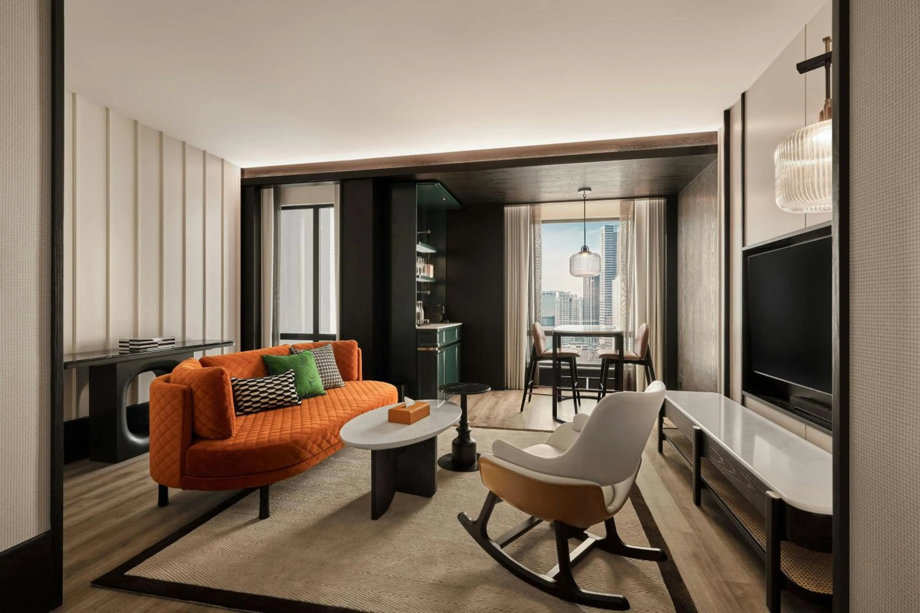 Living room in The Millen Penang, Autograph Collection