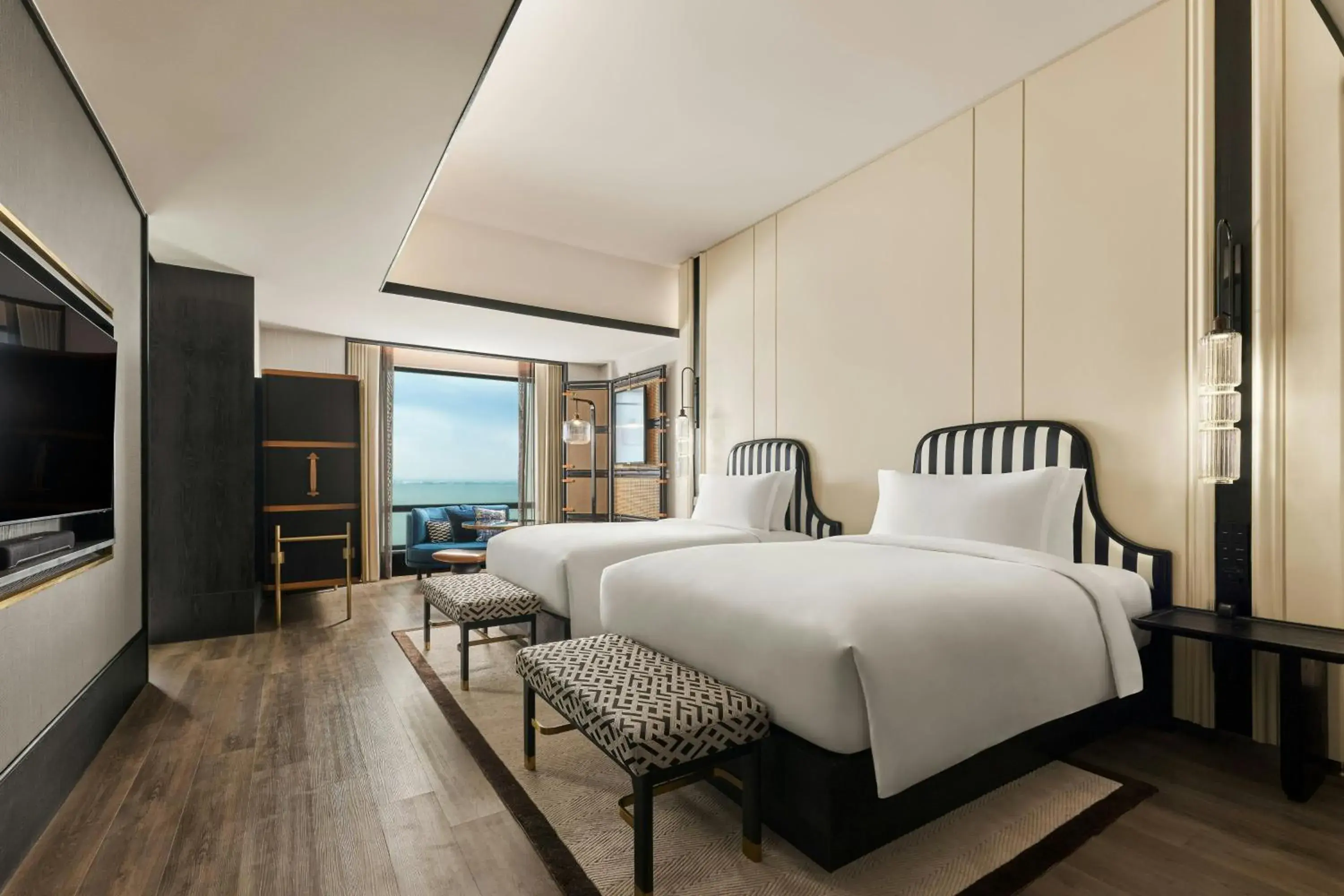 Merchant, Twin Bed, Sea View, High Floor in The Millen Penang, Autograph Collection Merchant, Twin Bed, Sea View, High Floor in The Millen Penang, Autograph Collection
