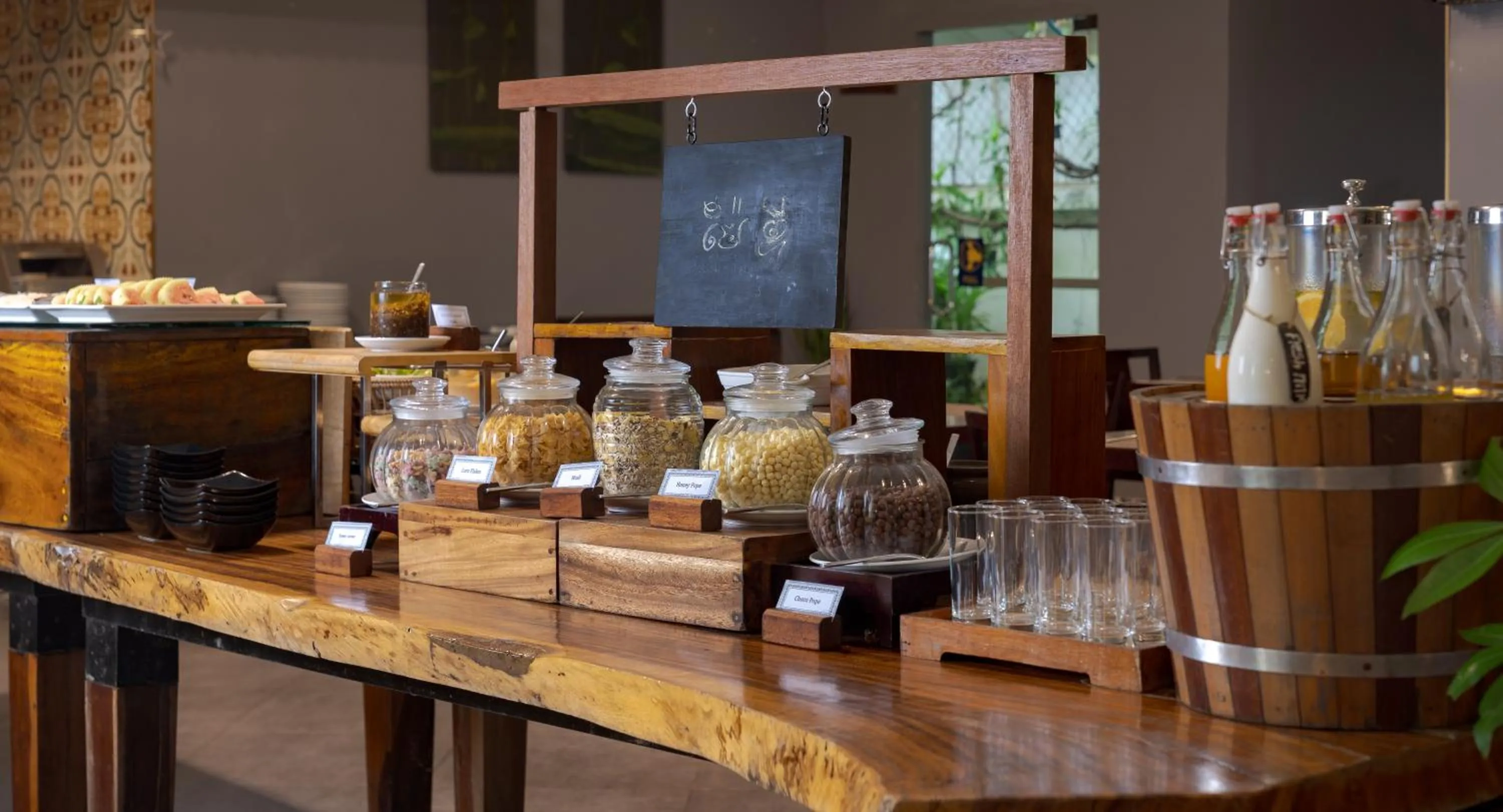 Buffet breakfast in Memoire d' Angkor Boutique Hotel