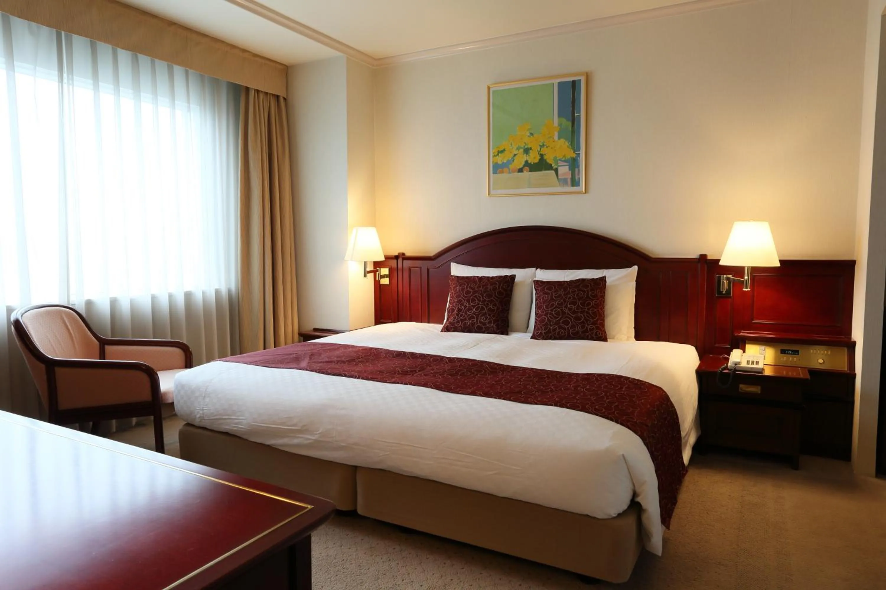 Bed in Loisir Hotel Toyohashi