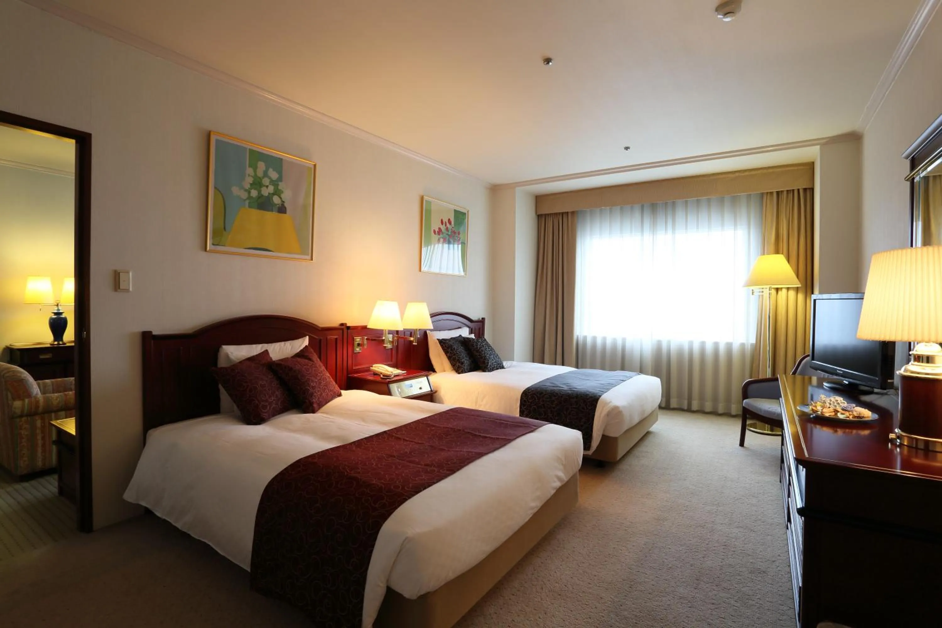 Bed in Loisir Hotel Toyohashi