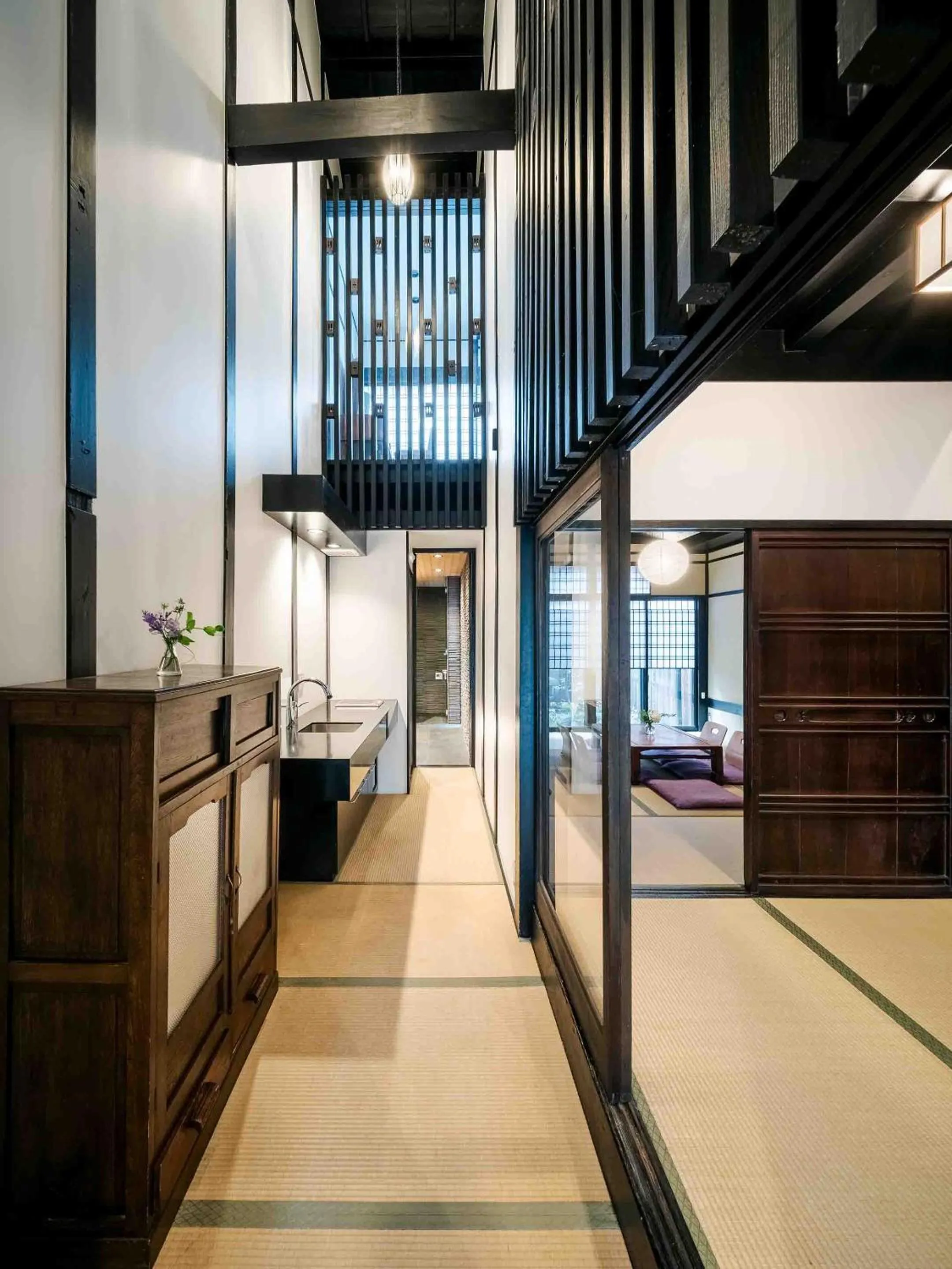 kitchen in Shobu an Machiya House