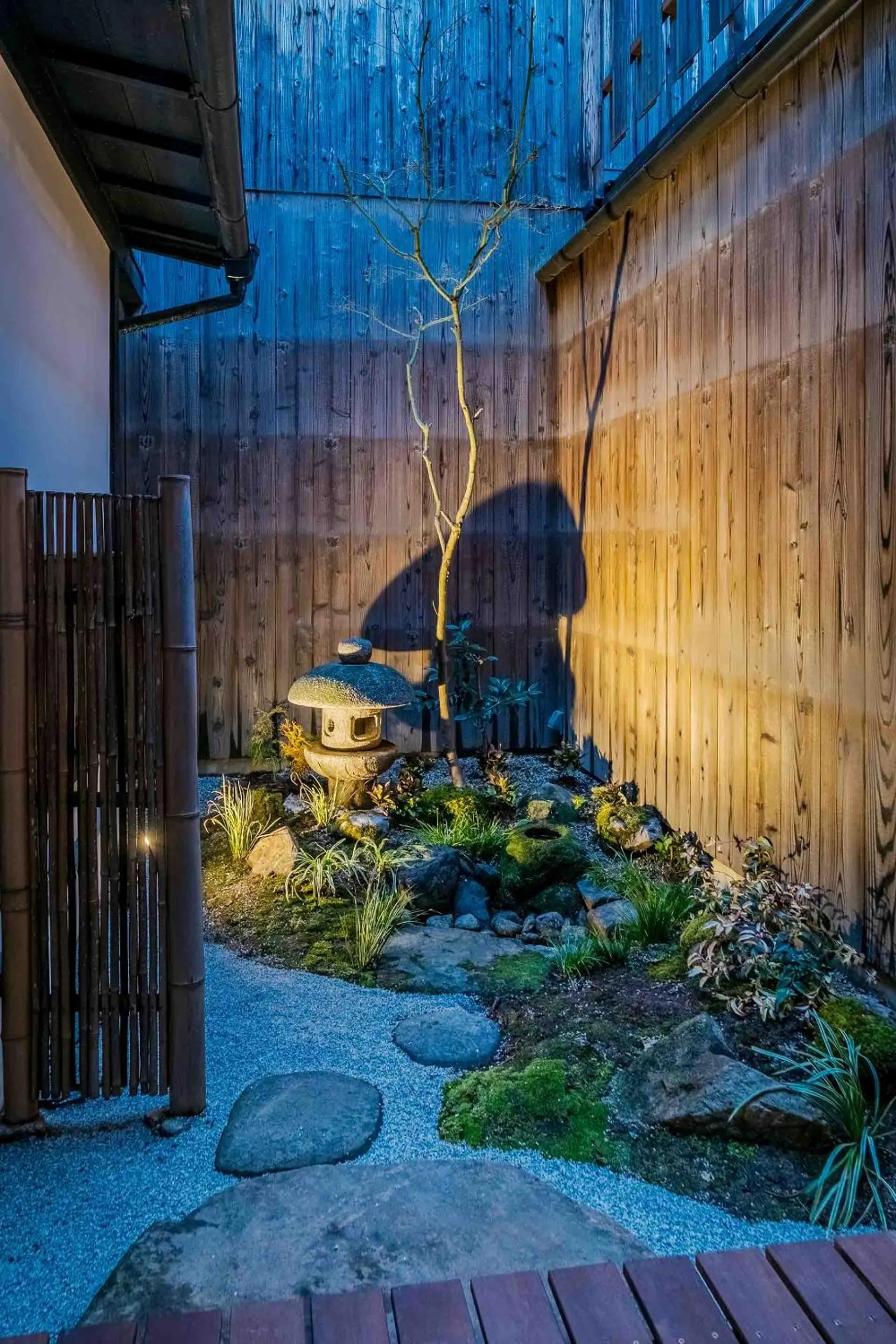 Garden view in Shobu an Machiya House