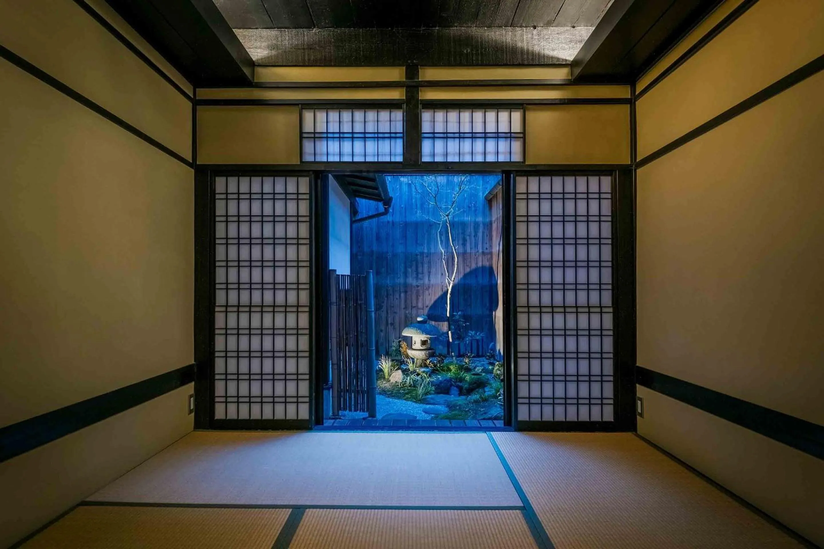 Living room in Shobu an Machiya House