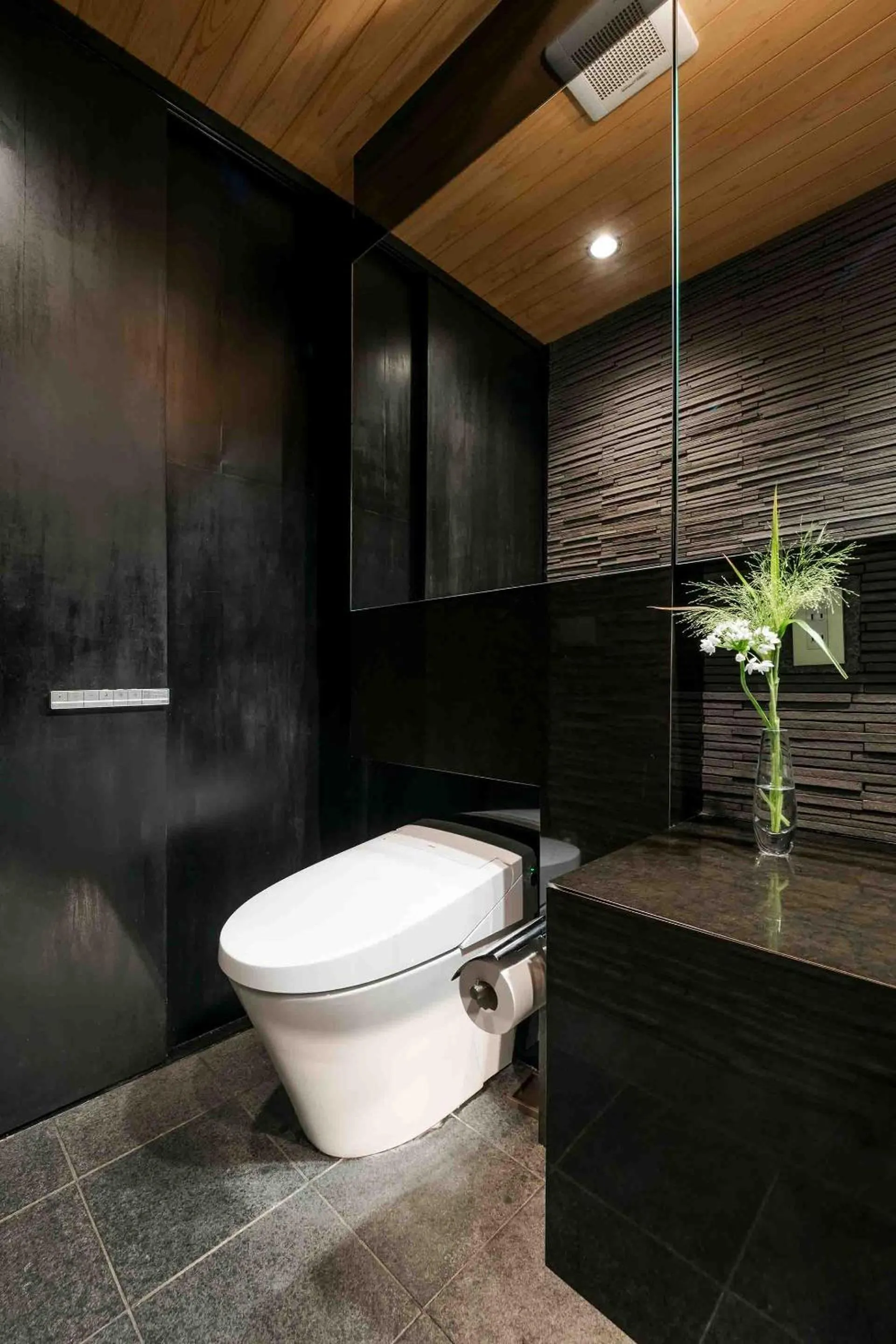 Bathroom in Shobu an Machiya House