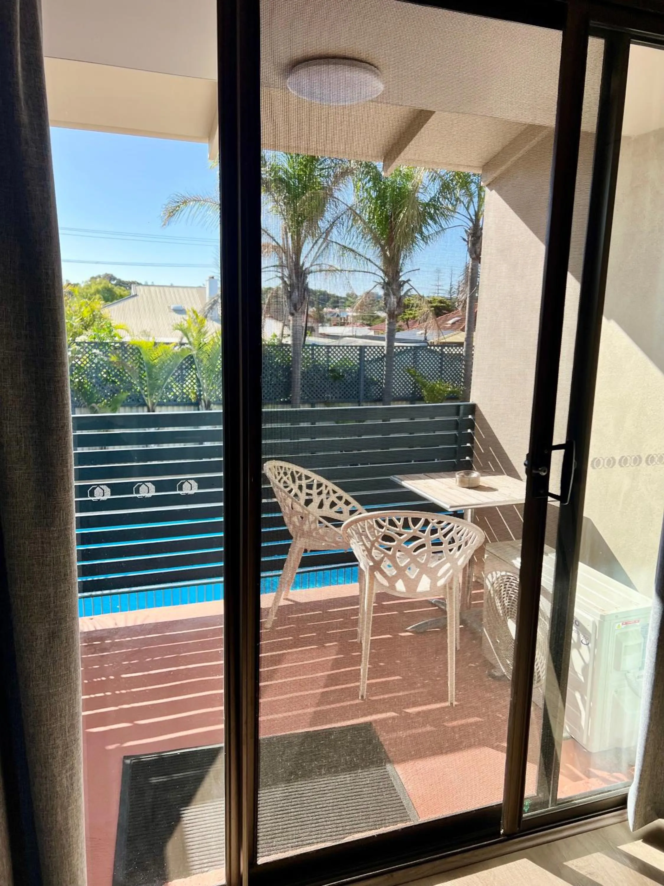Balcony/Terrace in Sails Motel Geraldton
