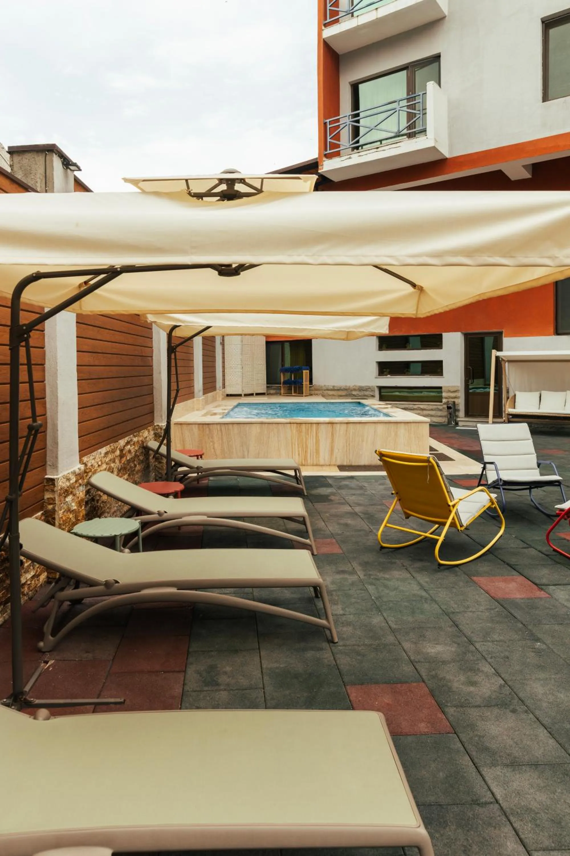 Swimming pool in Hotel Sapphire Bakuriani