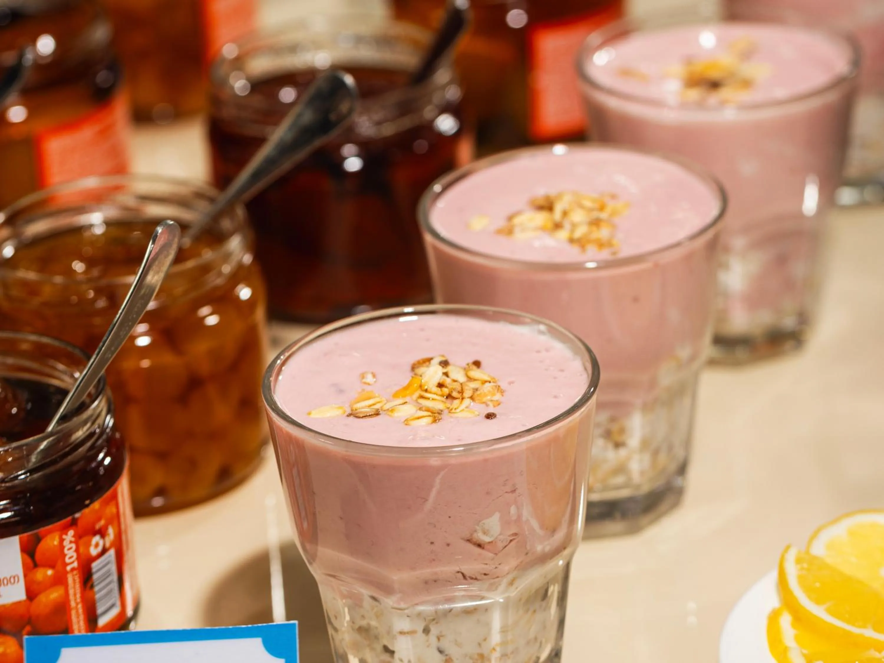 Buffet breakfast in Hotel Sapphire Bakuriani