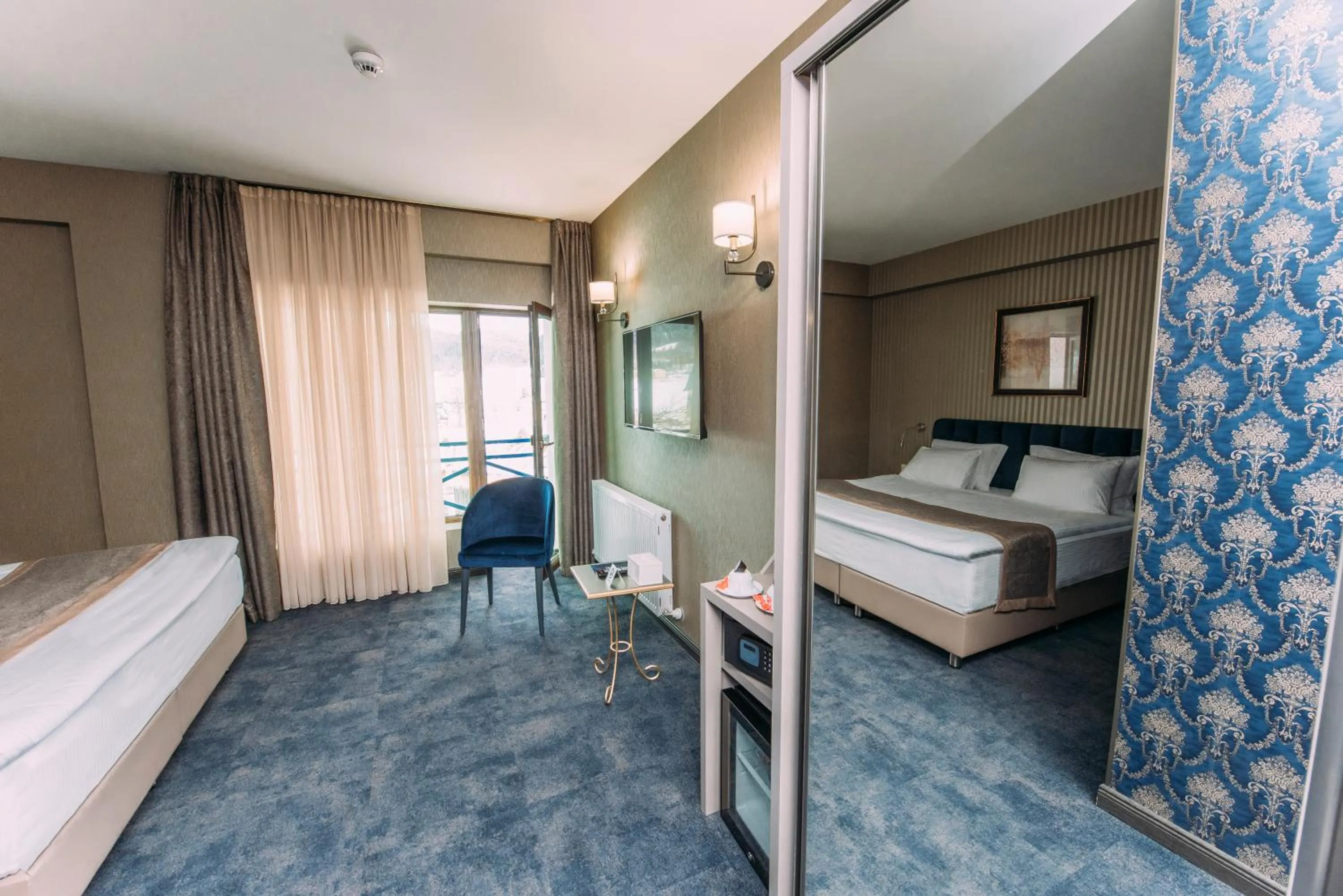 Bed in Hotel Sapphire Bakuriani