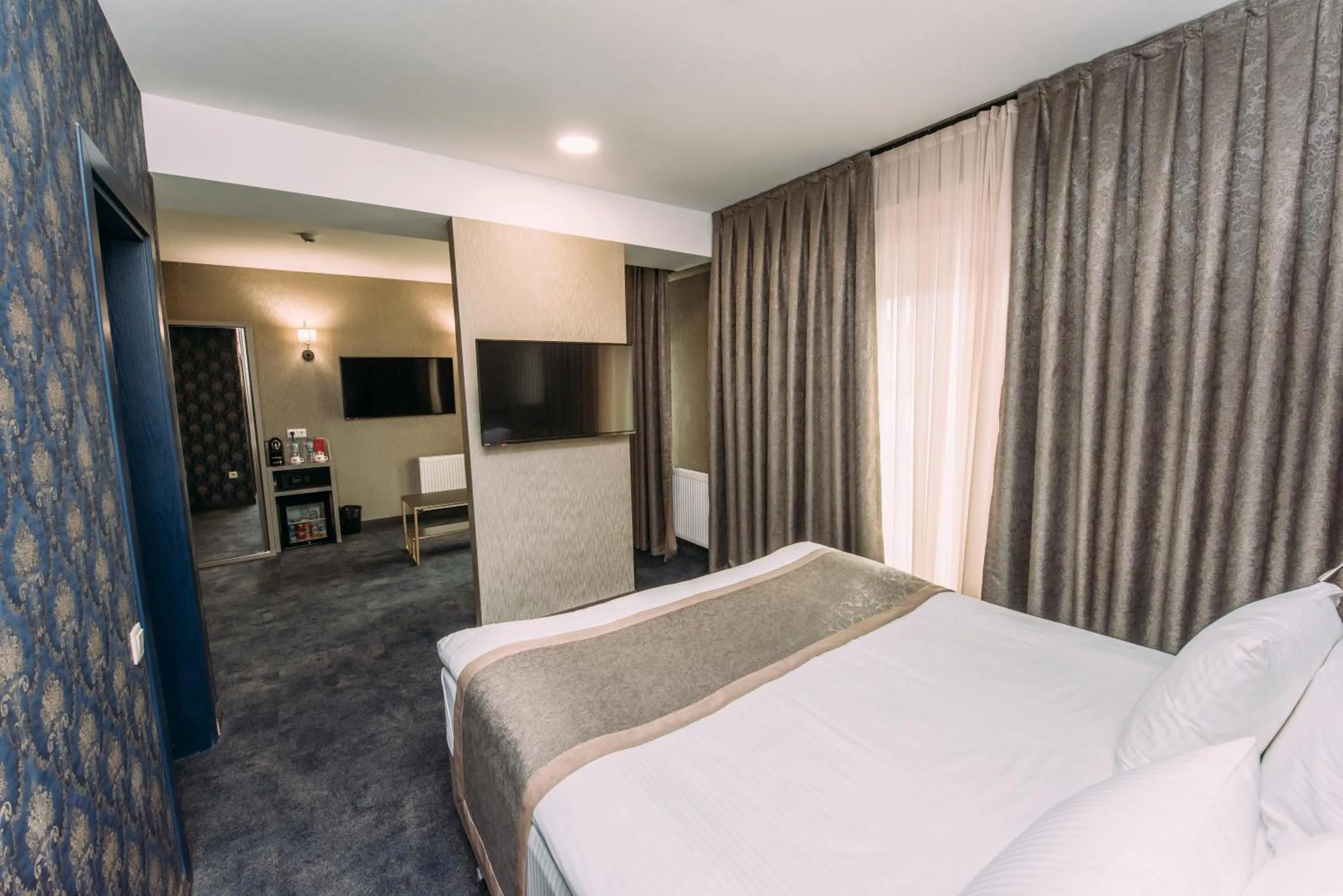 Bed in Hotel Sapphire Bakuriani