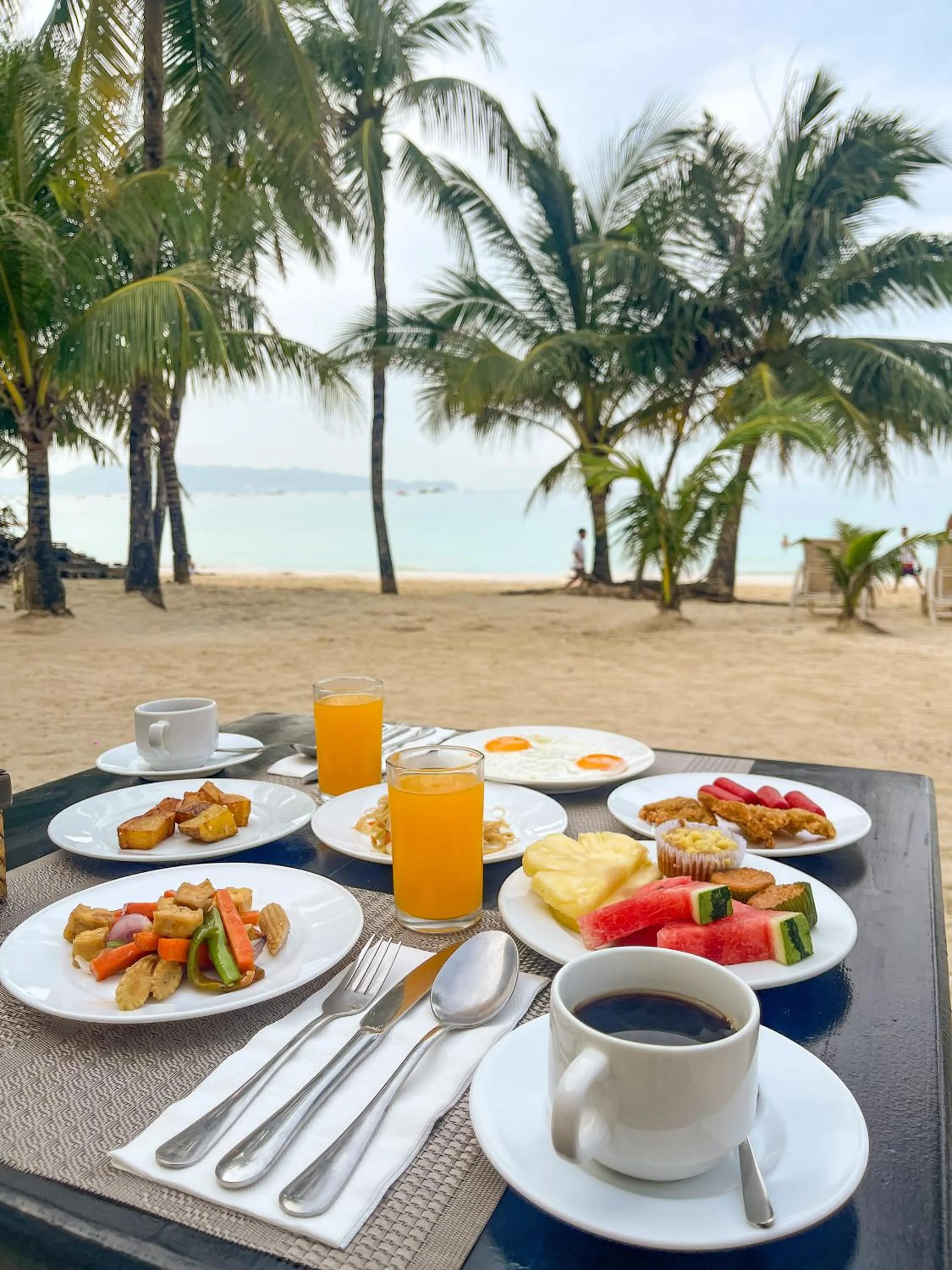 Breakfast in Boracay Sands Hotel