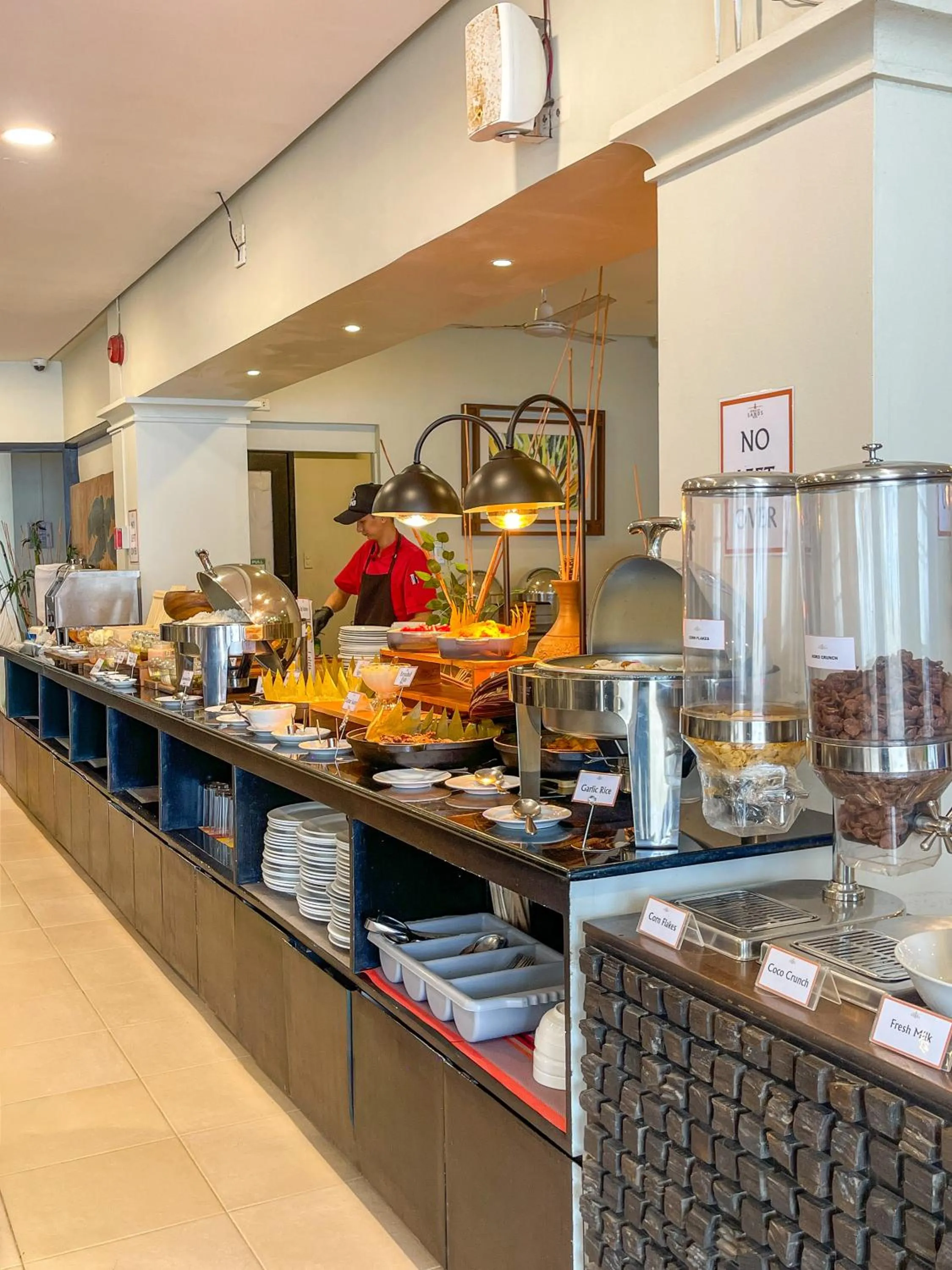 Breakfast in Boracay Sands Hotel