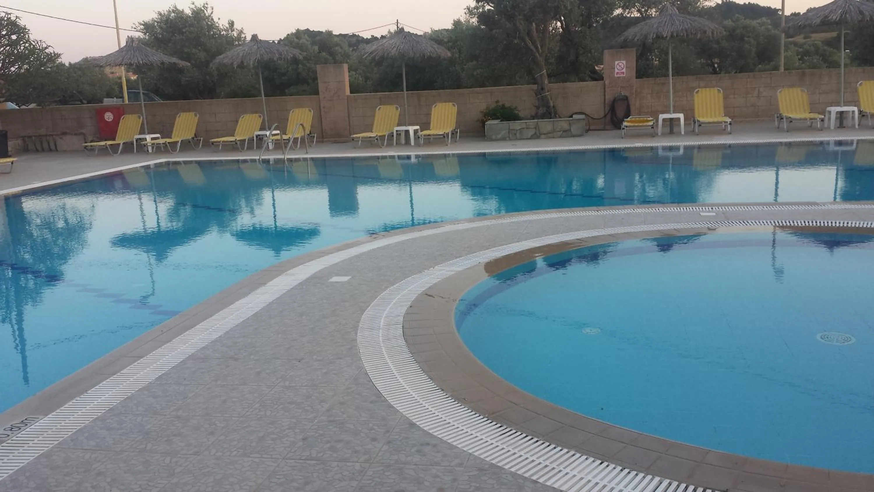 Swimming pool in Summer Days