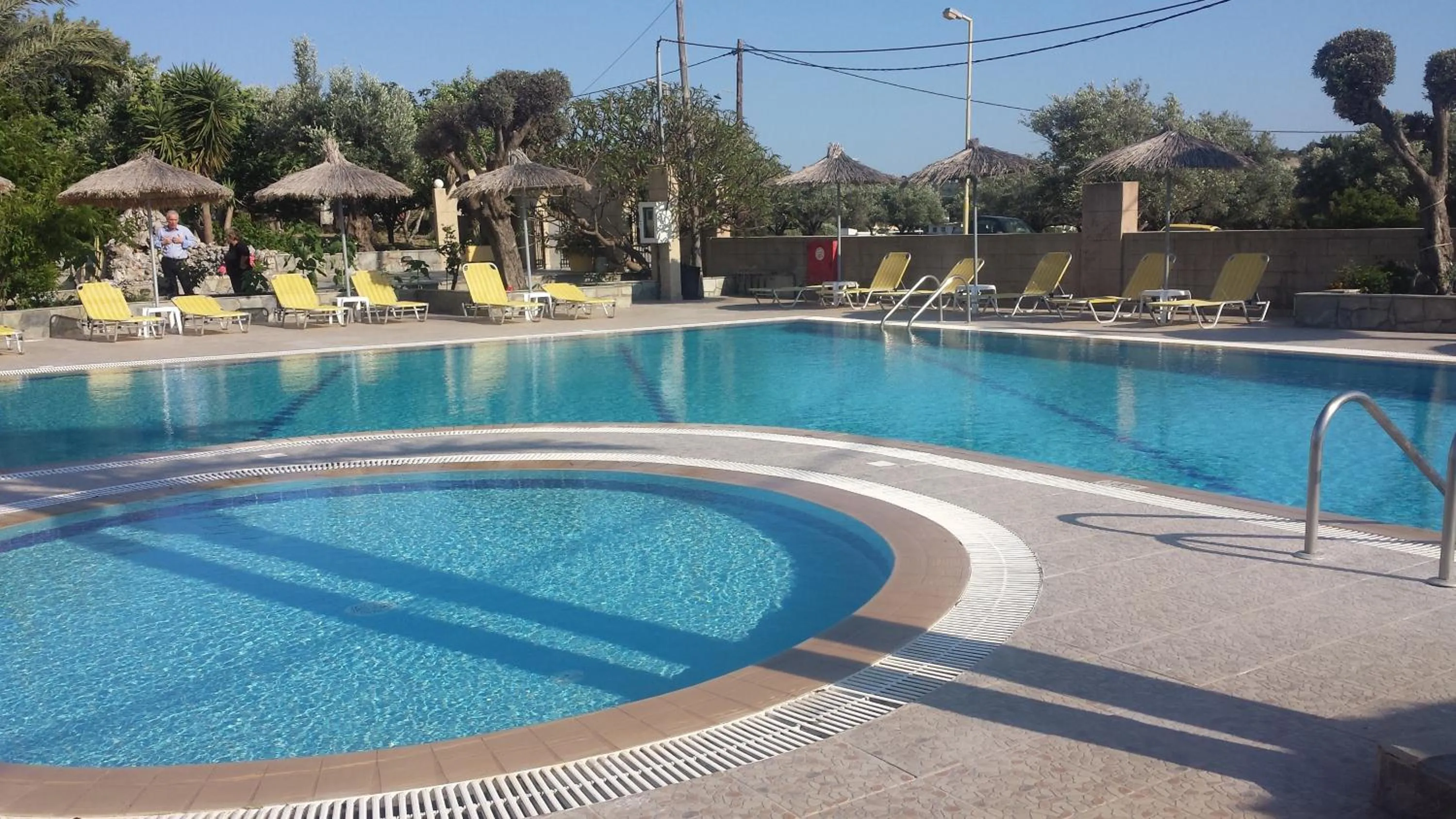 Swimming pool in Summer Days