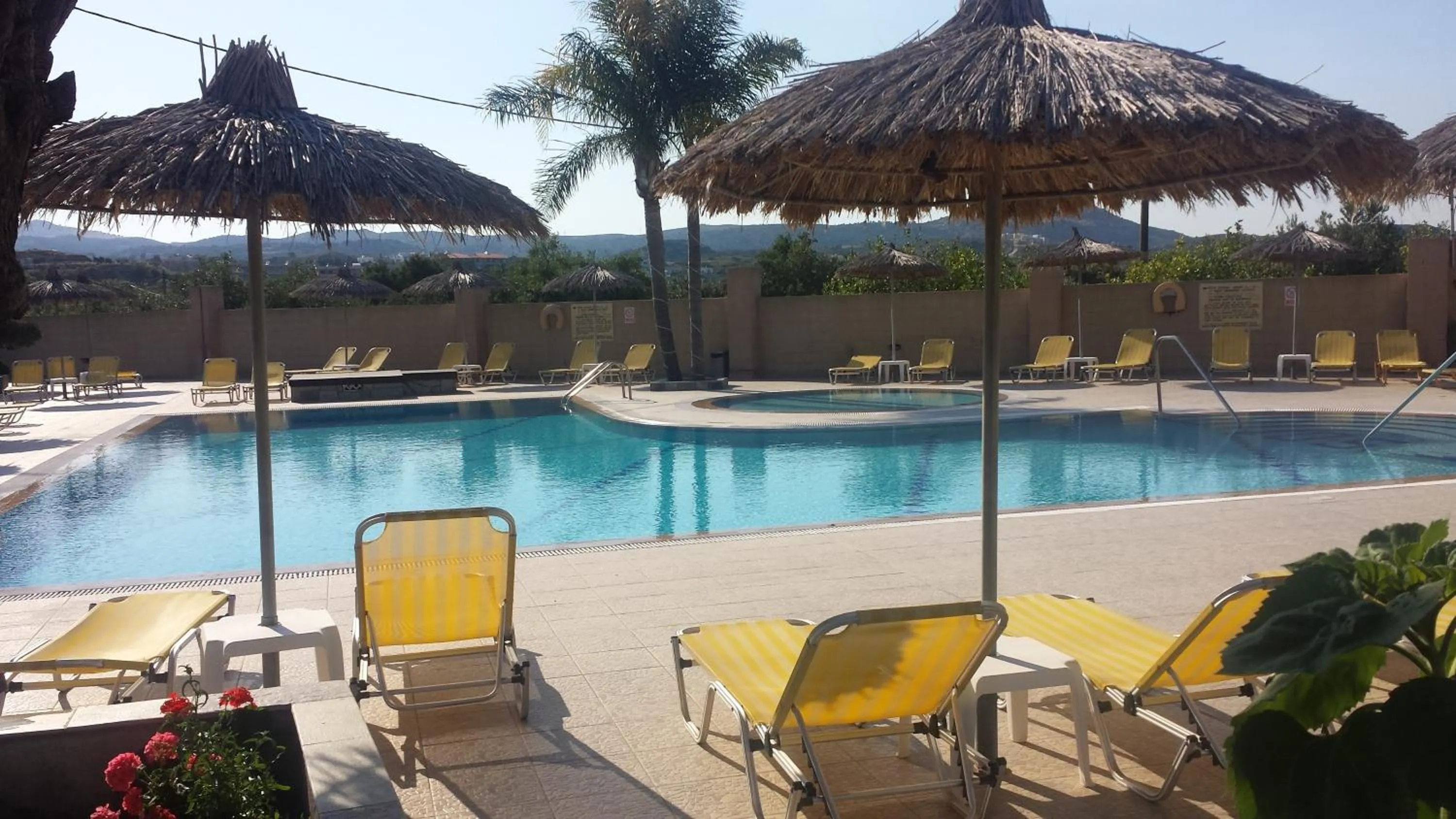 Swimming pool in Summer Days