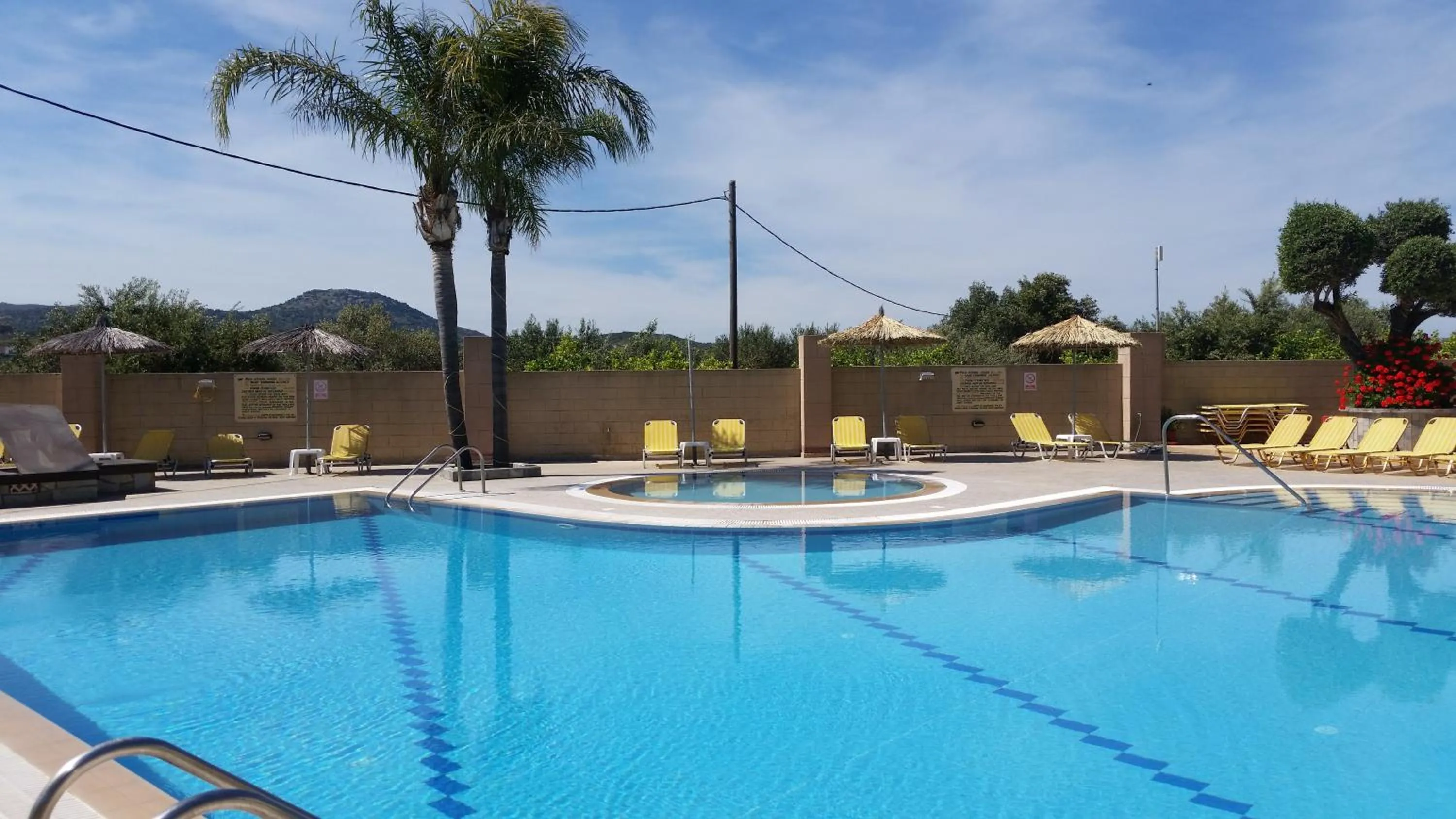 Swimming pool in Summer Days