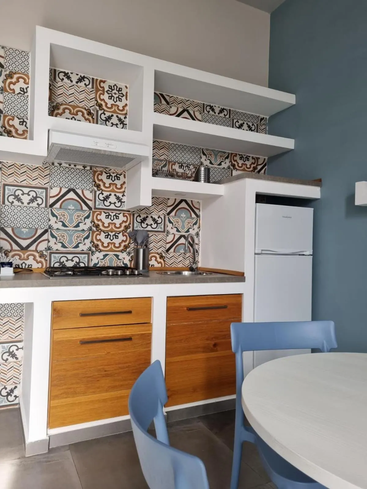 kitchen in La Via del Mare