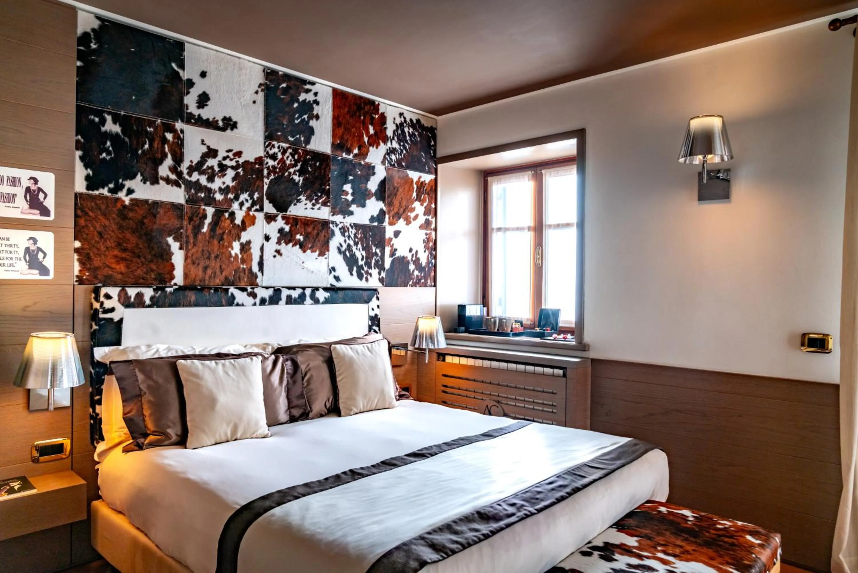 Bedroom, Bed in Ambra Cortina Luxury&Fashion Hotel