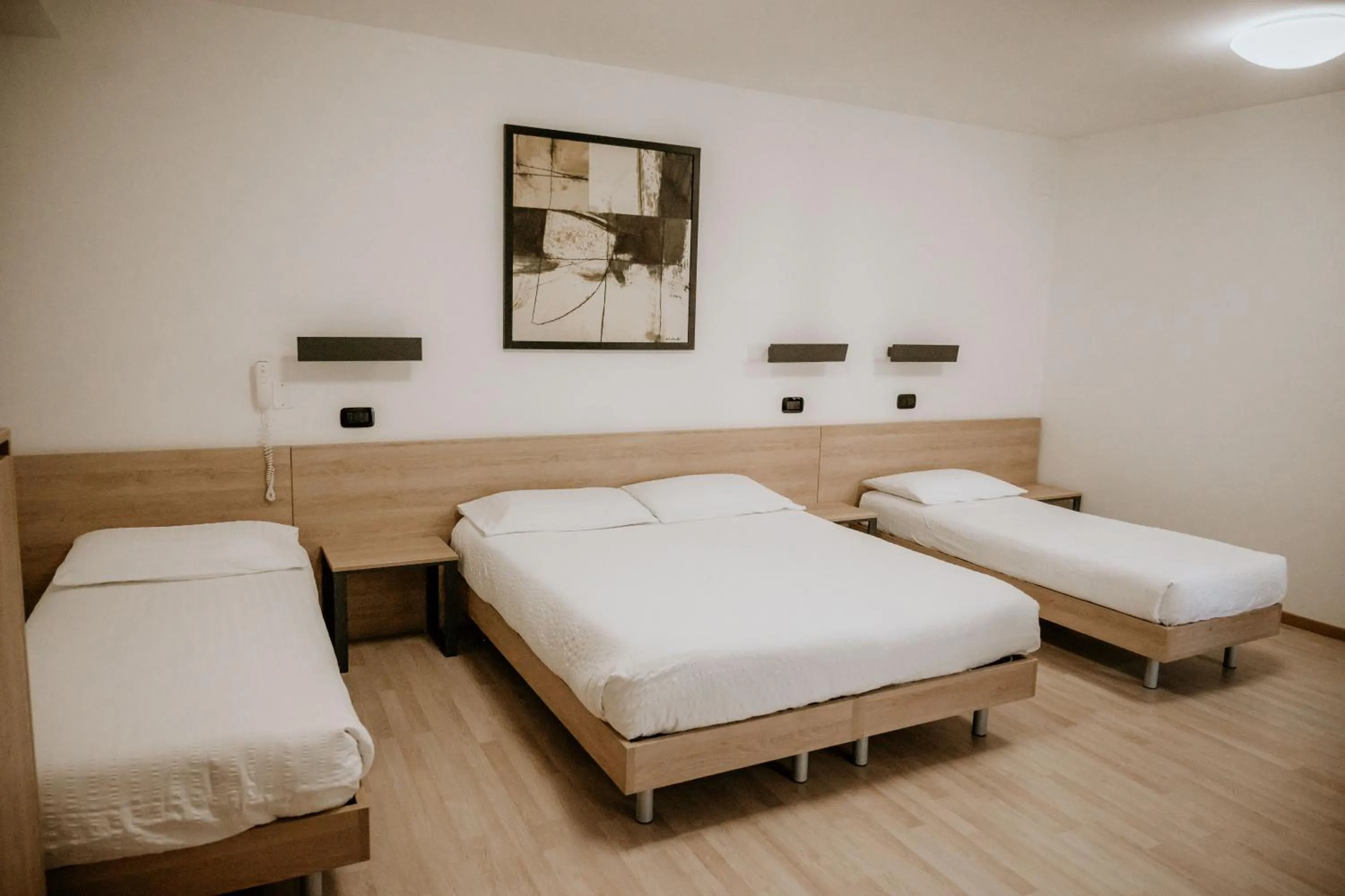 Bed in Hotel Venezia