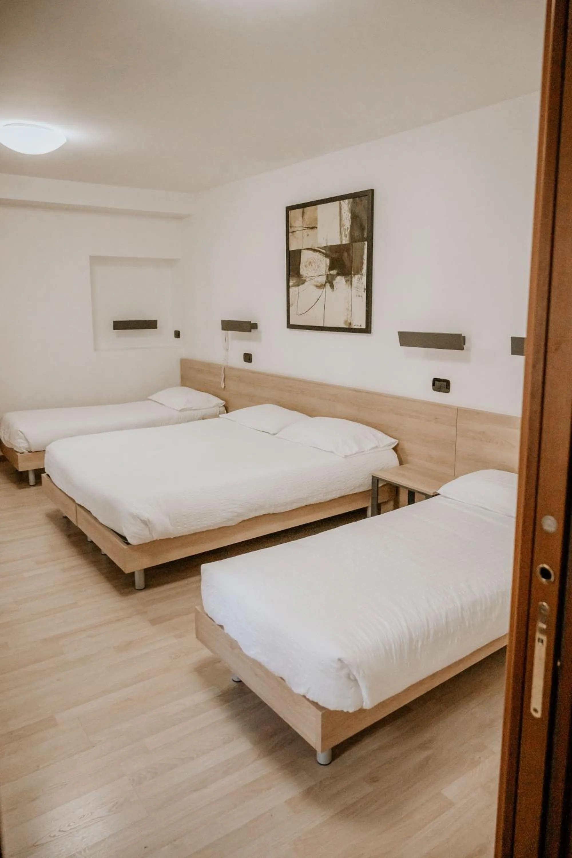 Bed in Hotel Venezia