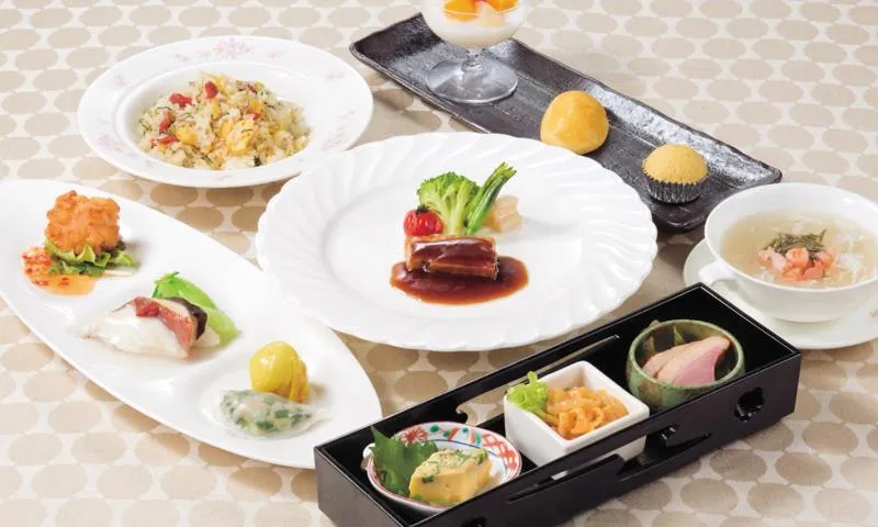 Food close-up in Keio Plaza Hotel Tama