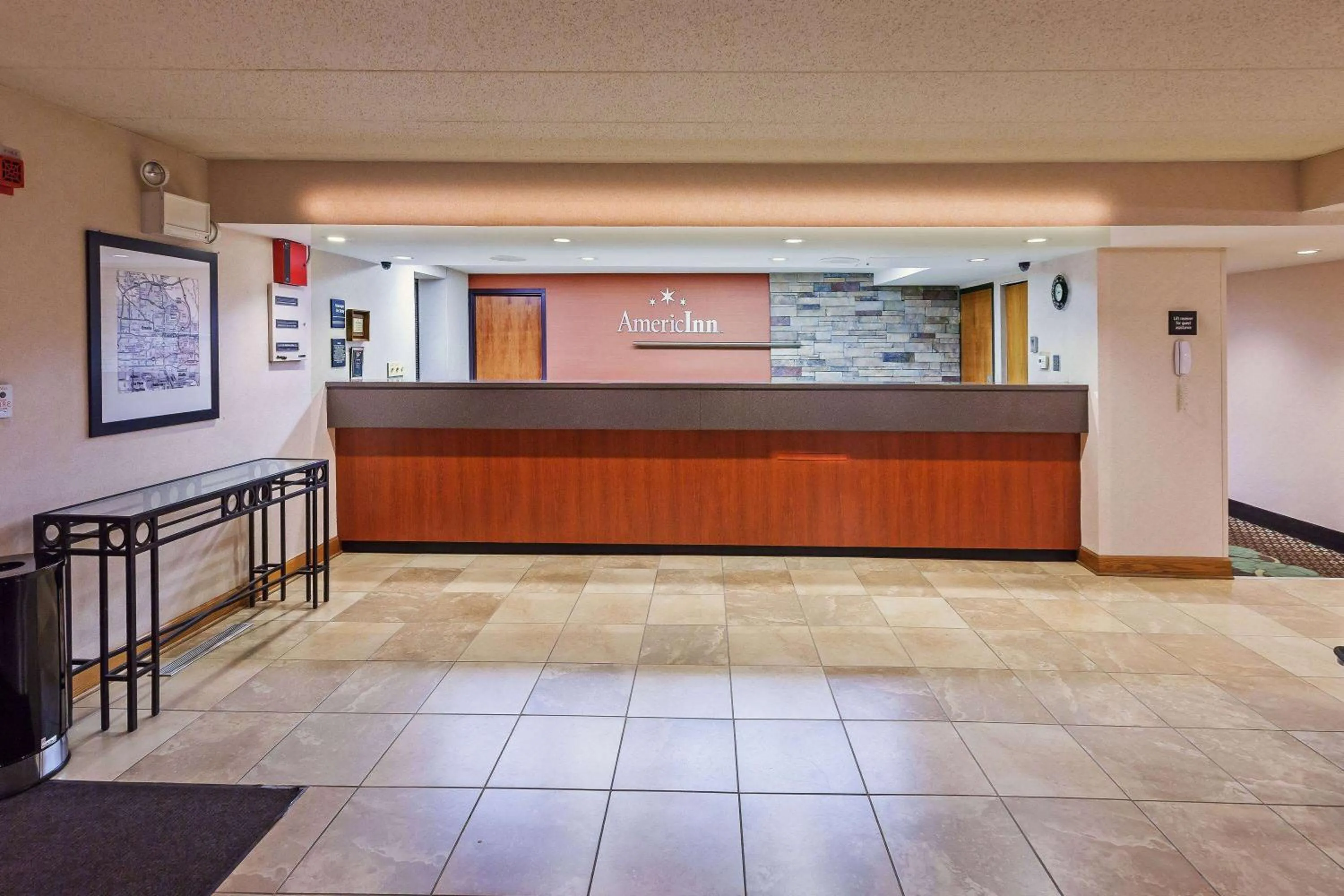 Lobby or reception in AmericInn by Wyndham Omaha