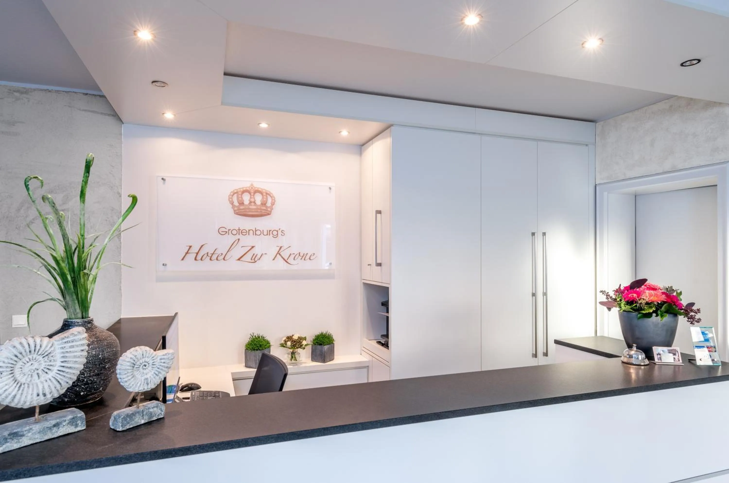 Lobby or reception in Hotel Zur Krone