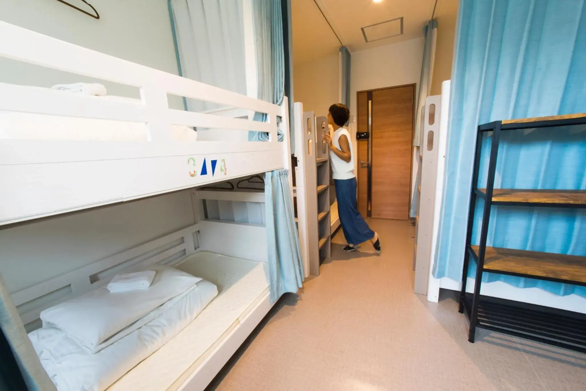 Bunk Bed in Male Dormitory Room in HOSTEL SunTerrace Ishigaki Bunk Bed in Male Dormitory Room in HOSTEL SunTerrace Ishigaki