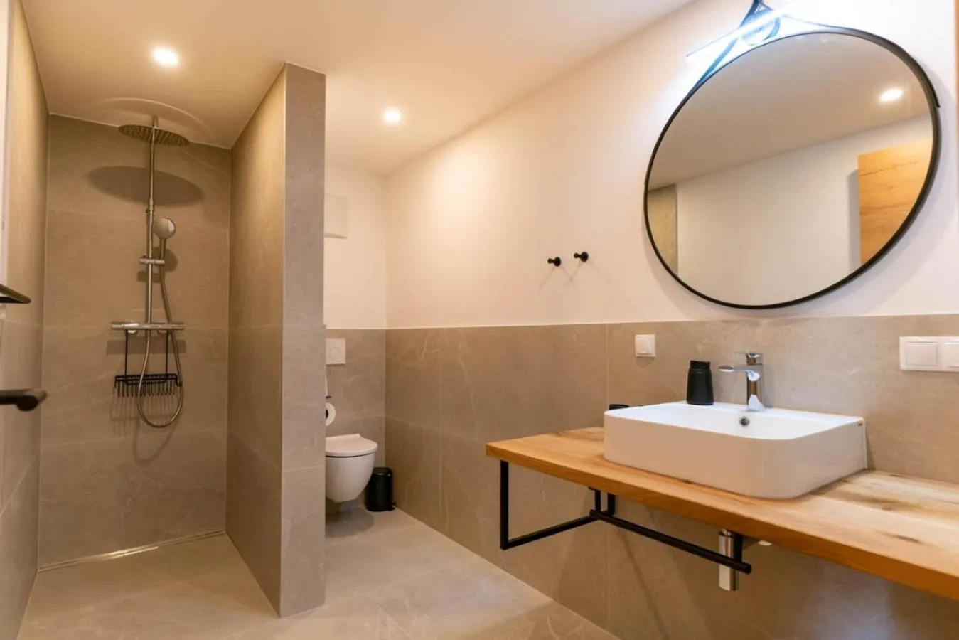 Shower in Waldrand Apartments