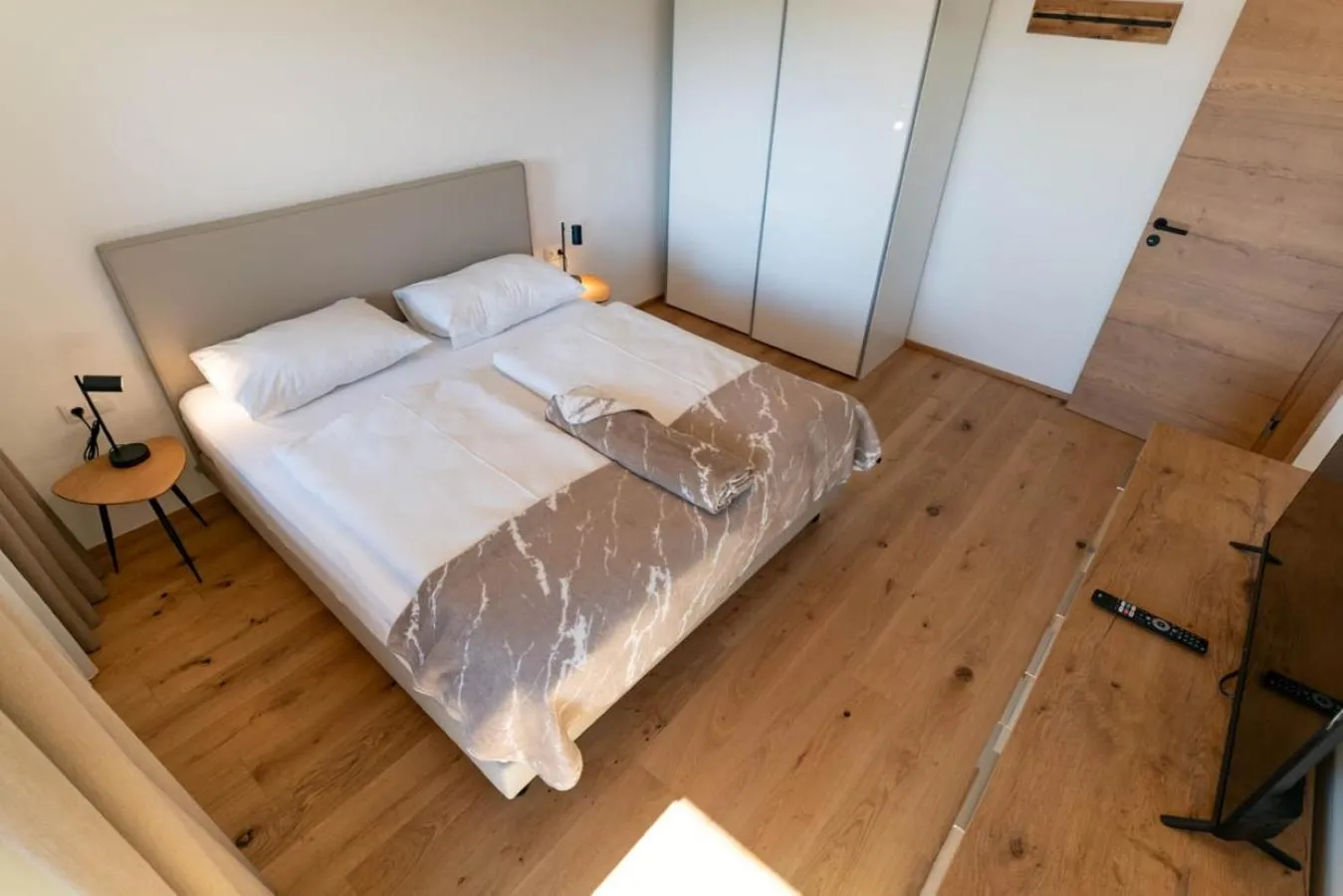 Bed in Waldrand Apartments