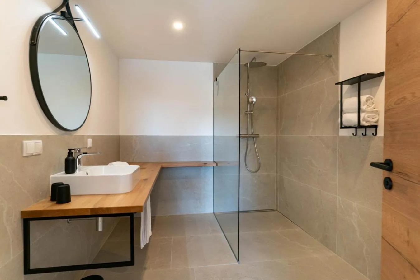 Shower in Waldrand Apartments