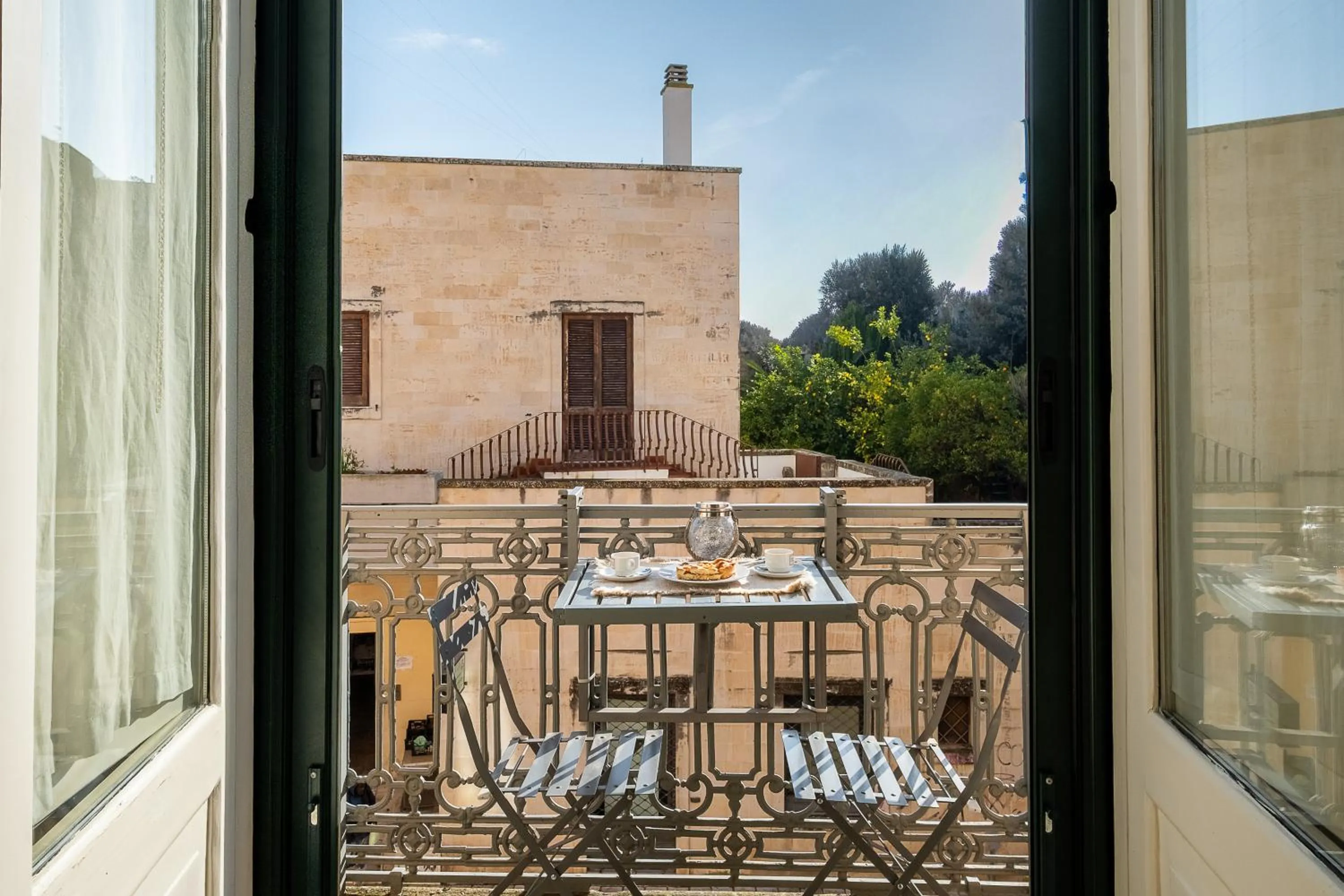 Balcony/Terrace in Palazzo De Giorgi B&B