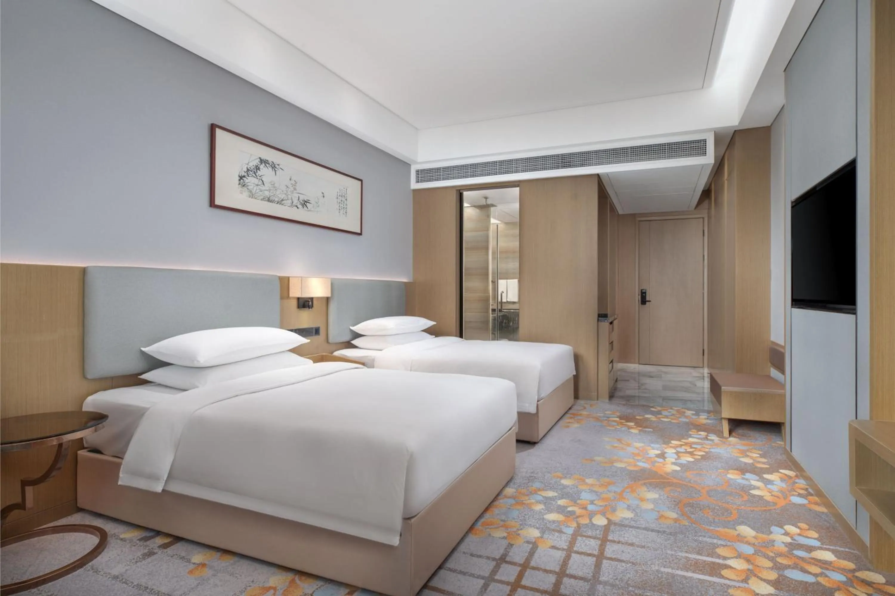 Photo of the whole room, Bed in Courtyard by Marriott Hangzhou Xiaoshan