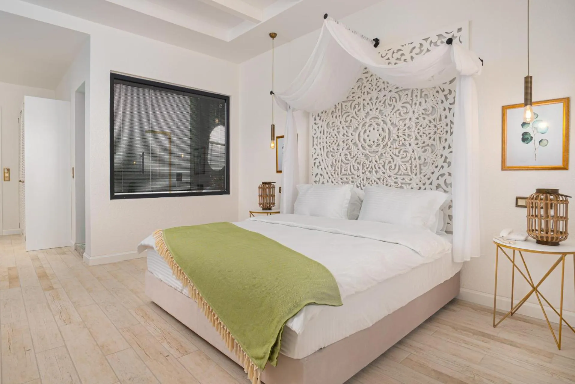 Bed in Hotel Karbel Sun