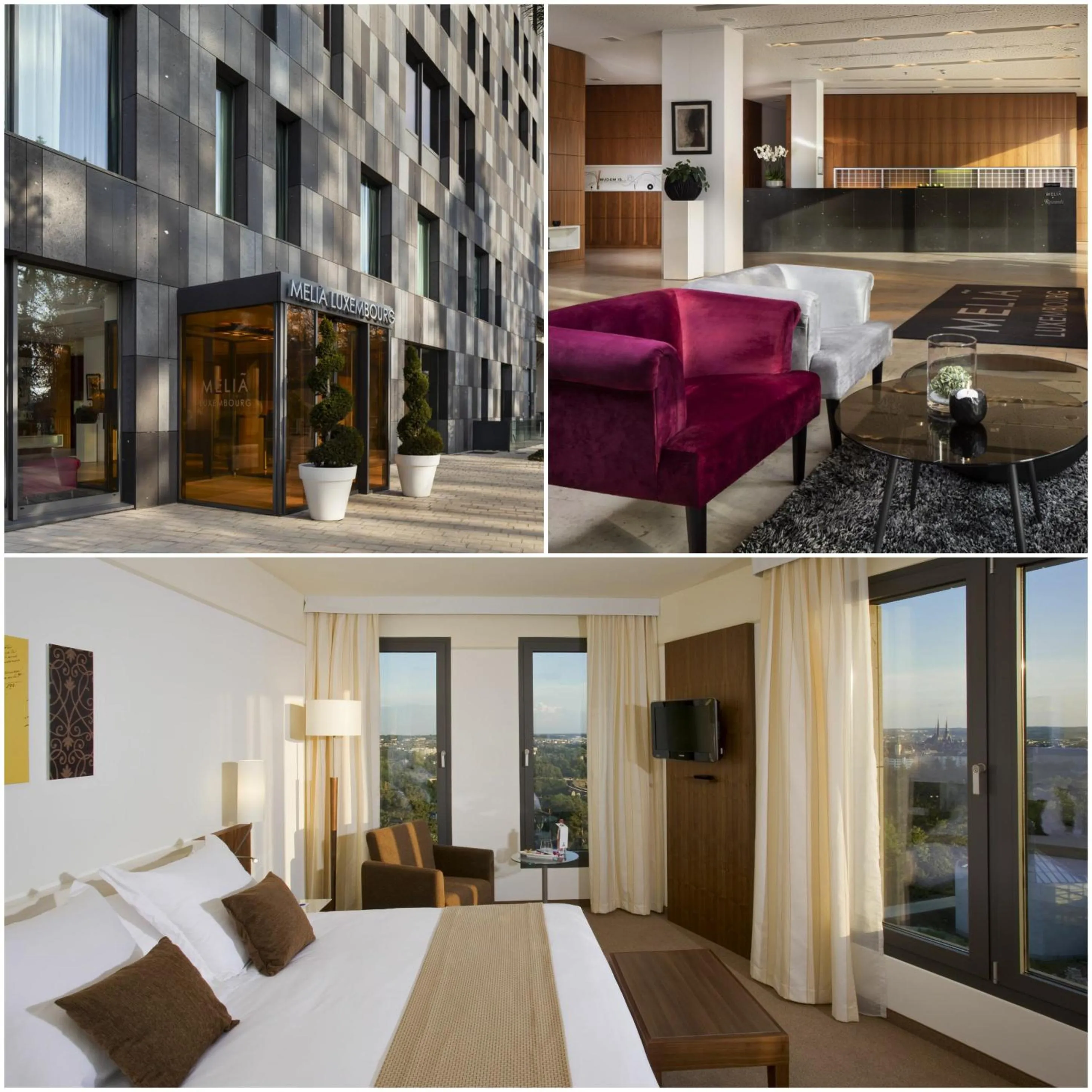 Property building, Bed in Melia Luxembourg