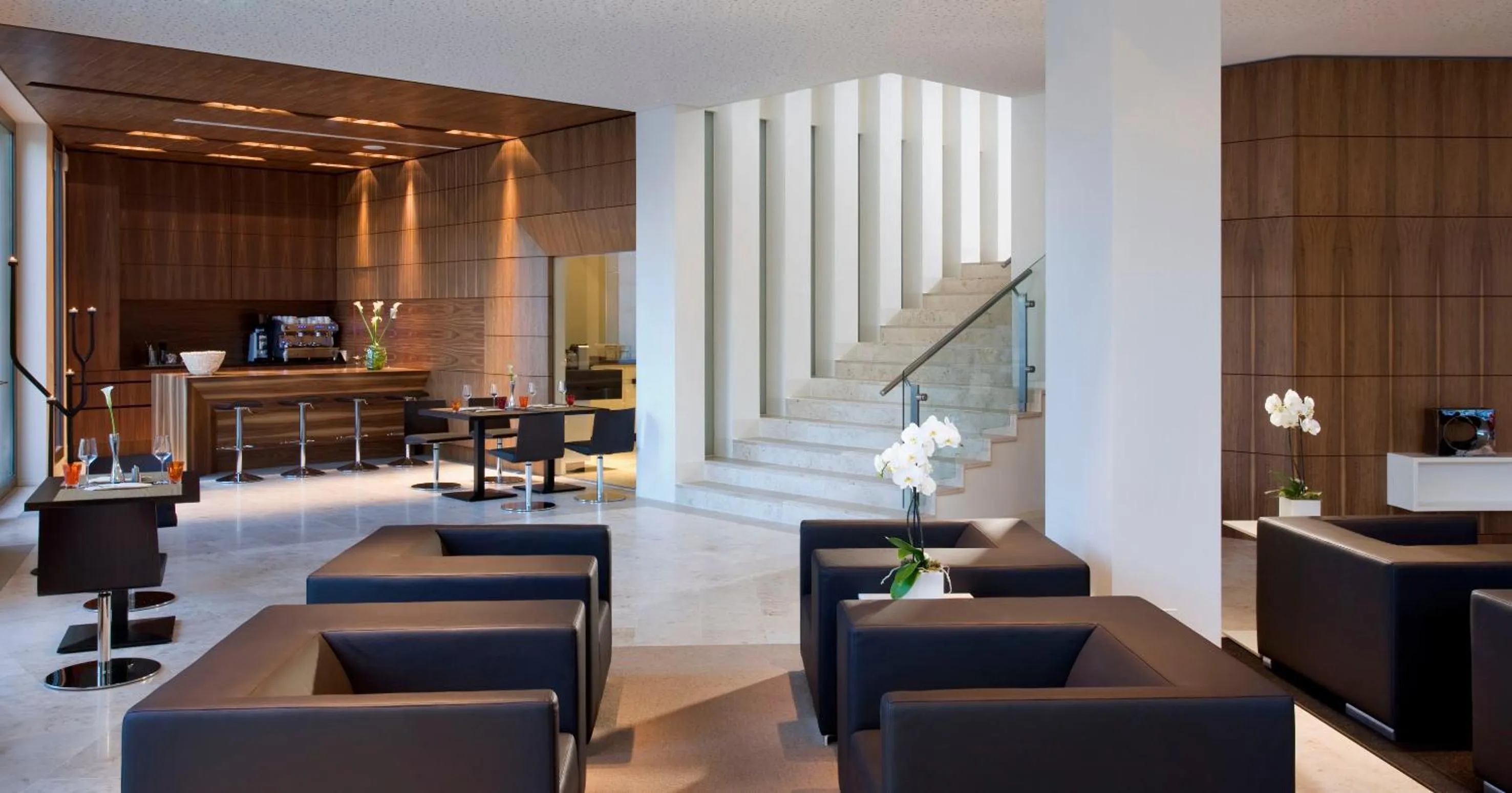 Lobby or reception in Melia Luxembourg